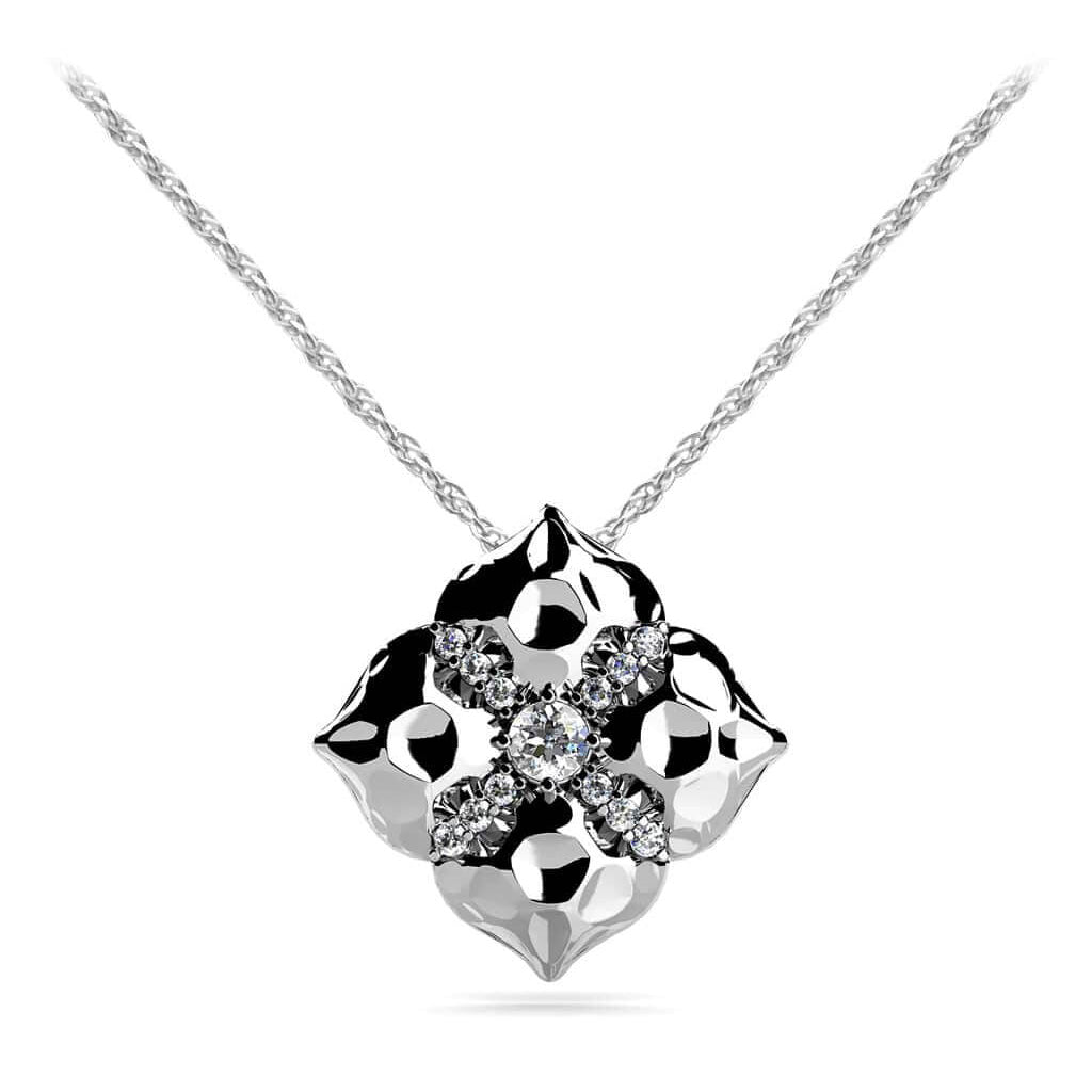 Magnolia Diamond Pendant Necklace