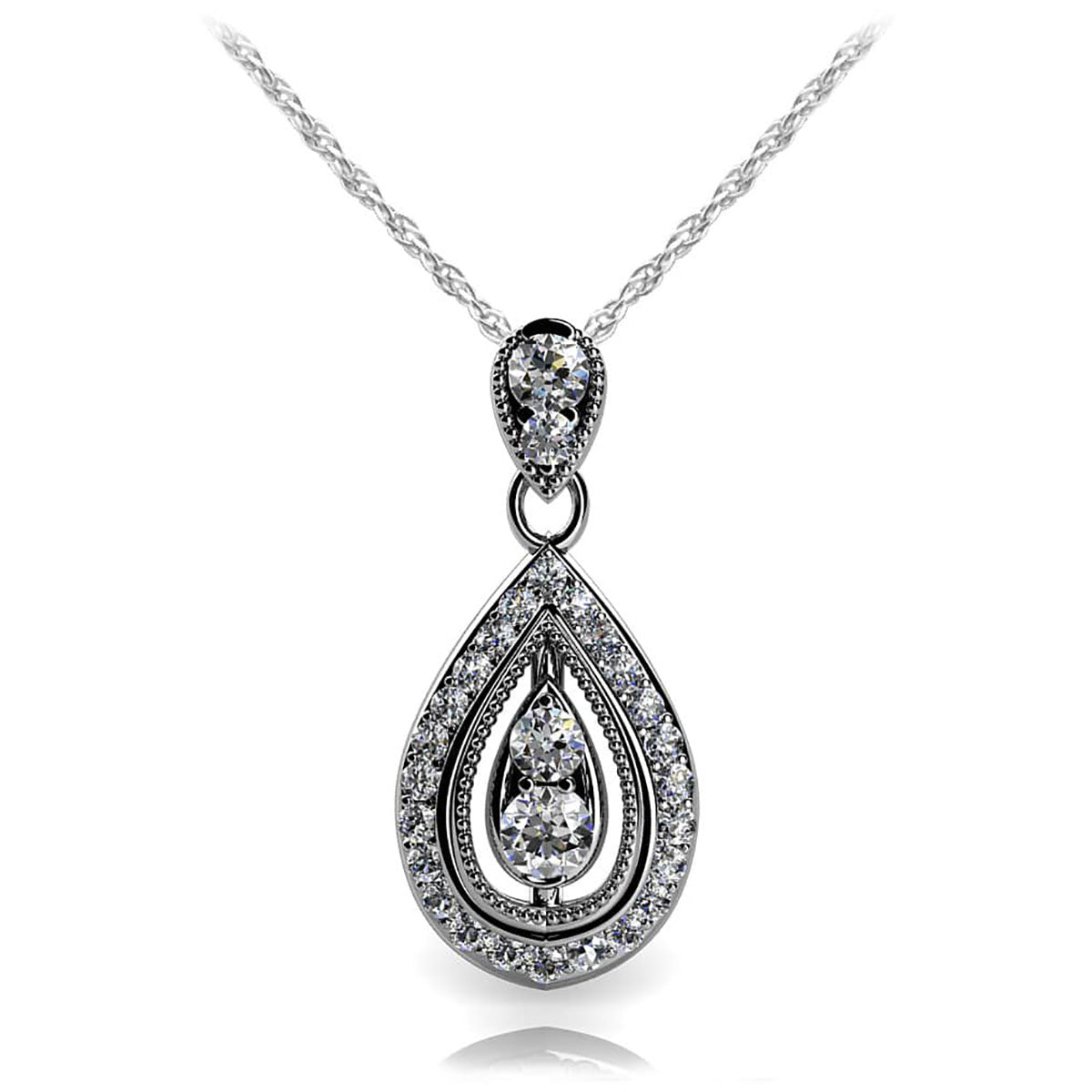 Shooting Star Diamond Pendant
