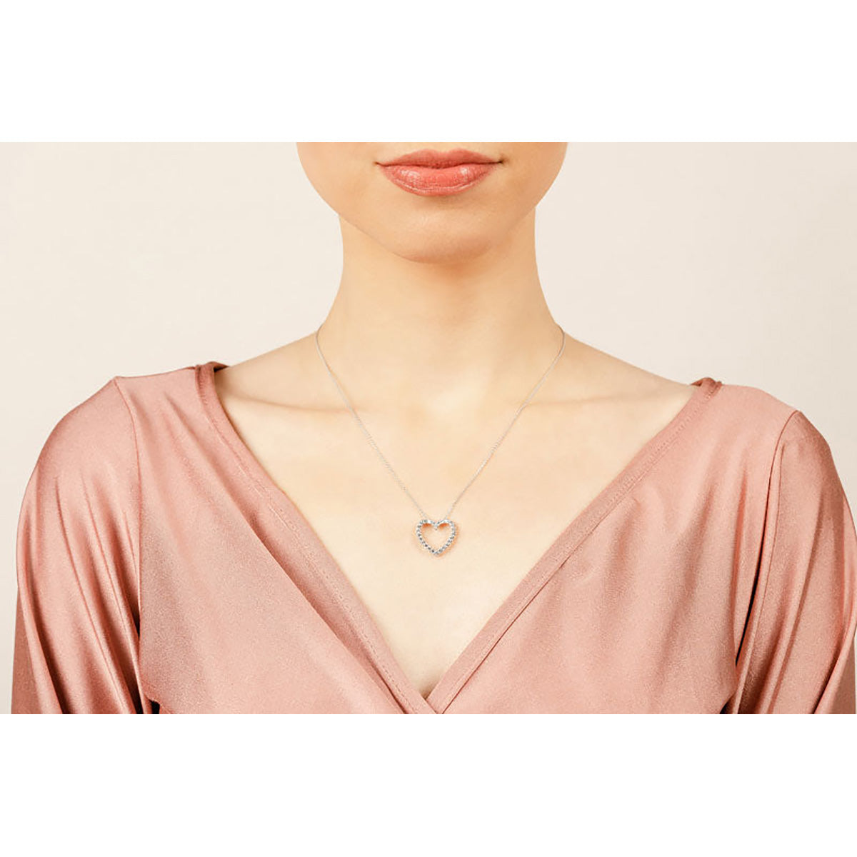 Perfect Diamond Heart Pendant