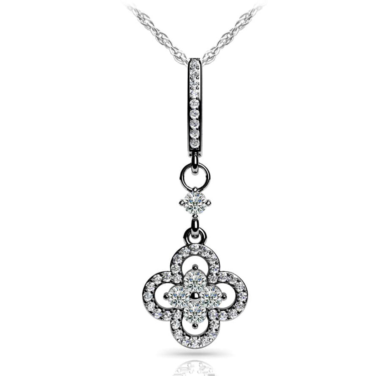 Precious Petals Diamond Pendant