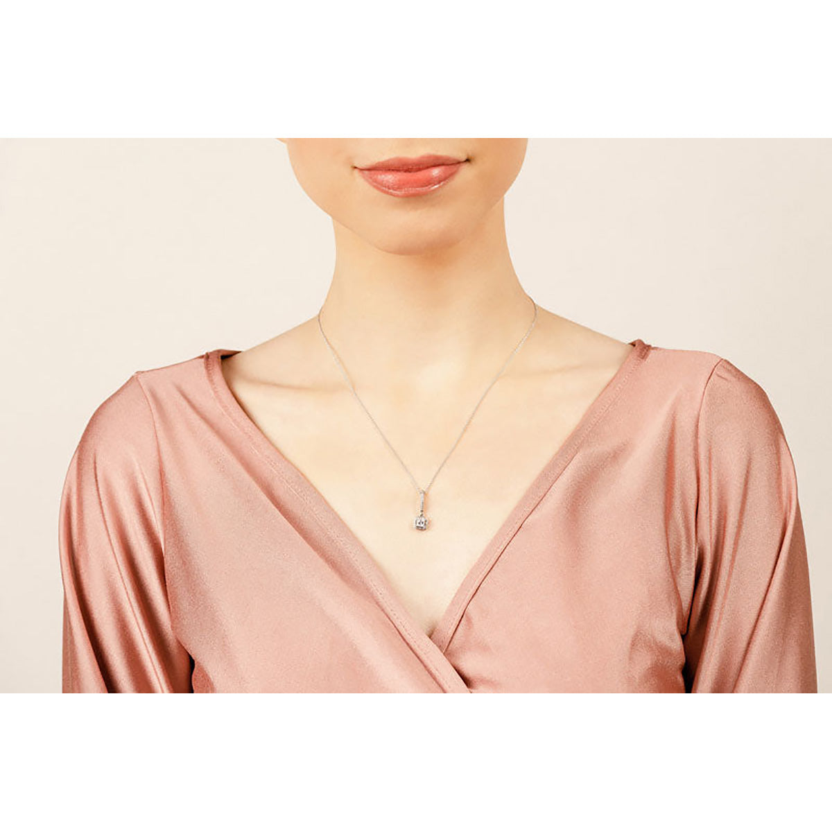 Princess Center Drop Pendant