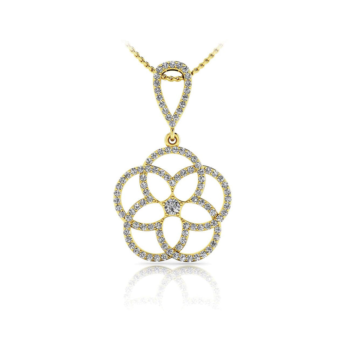Circles Of Love Diamond Pendant