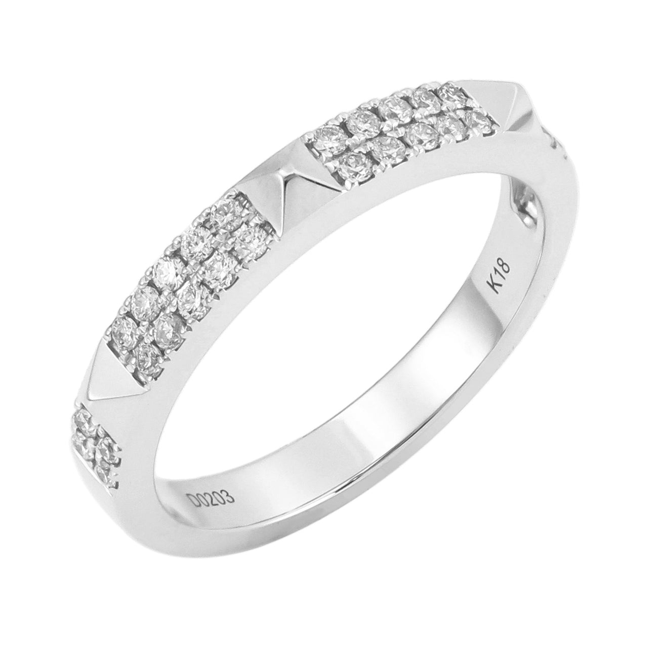 Diamond Studded Stackable Ring