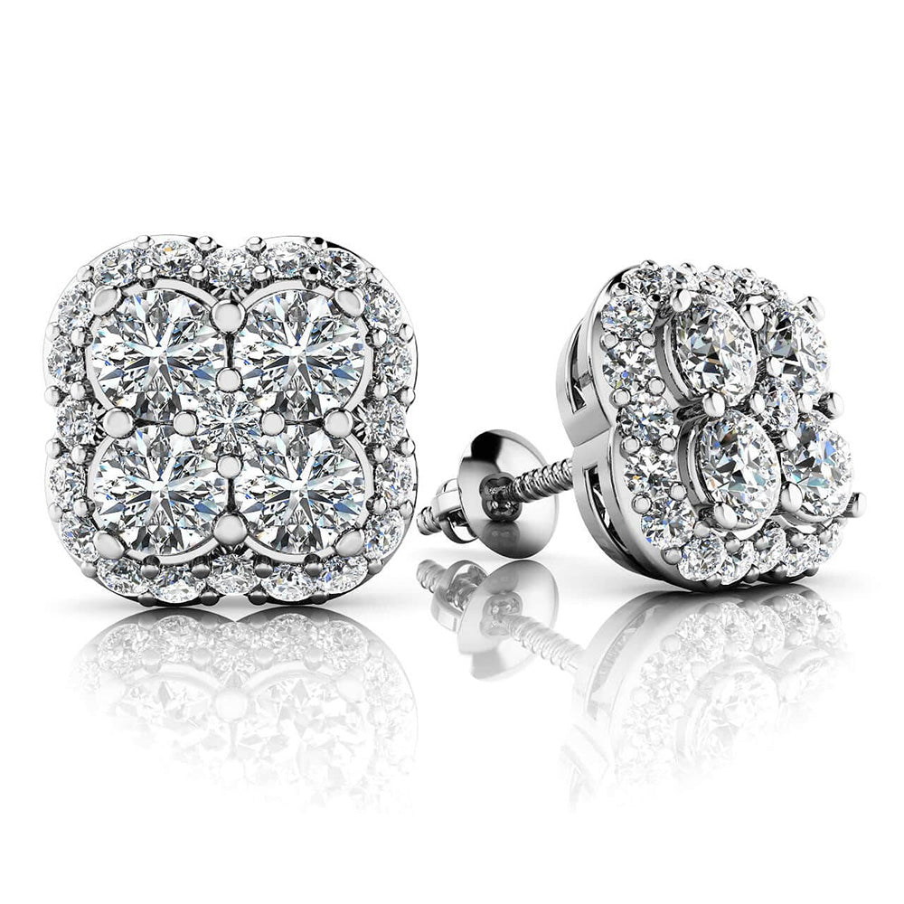 Lucky In Love Designer Stud Earrings