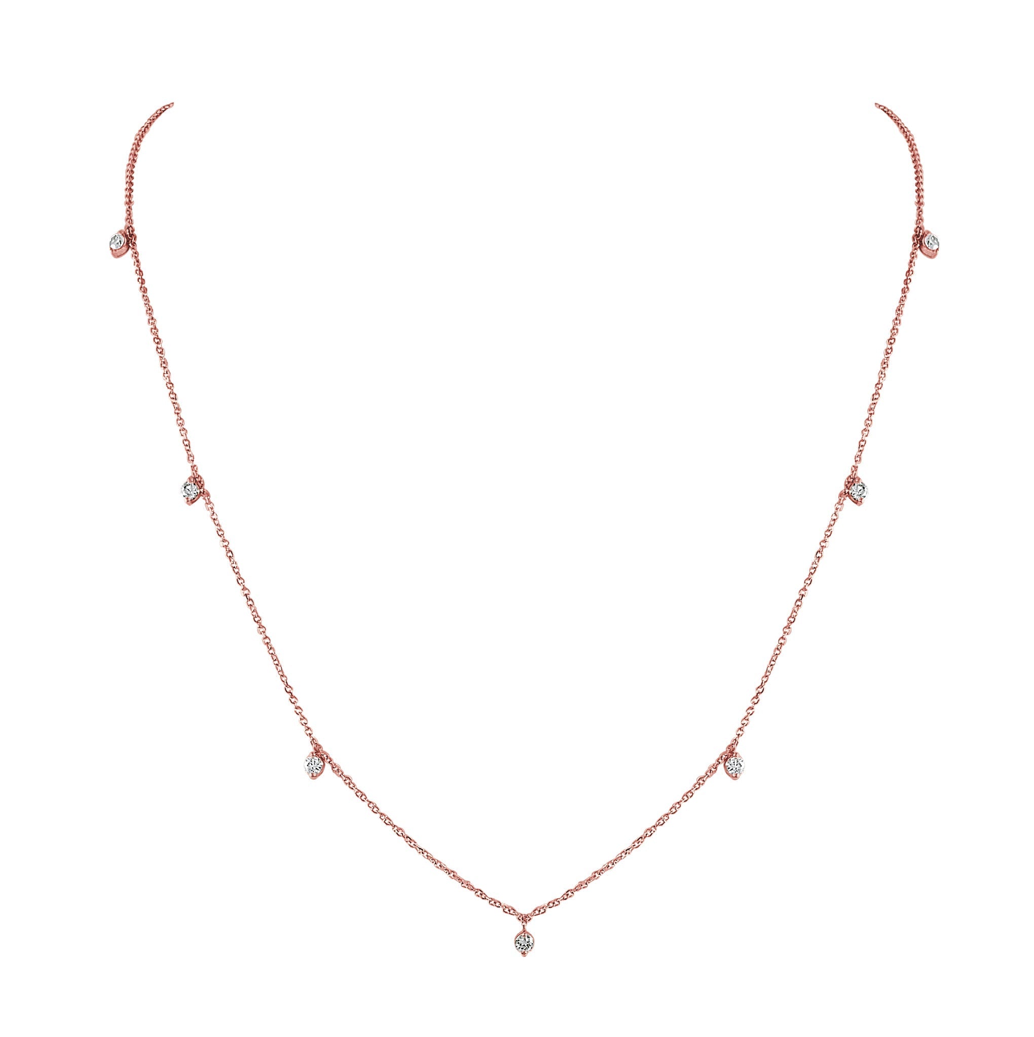Dangle Diamond Necklace