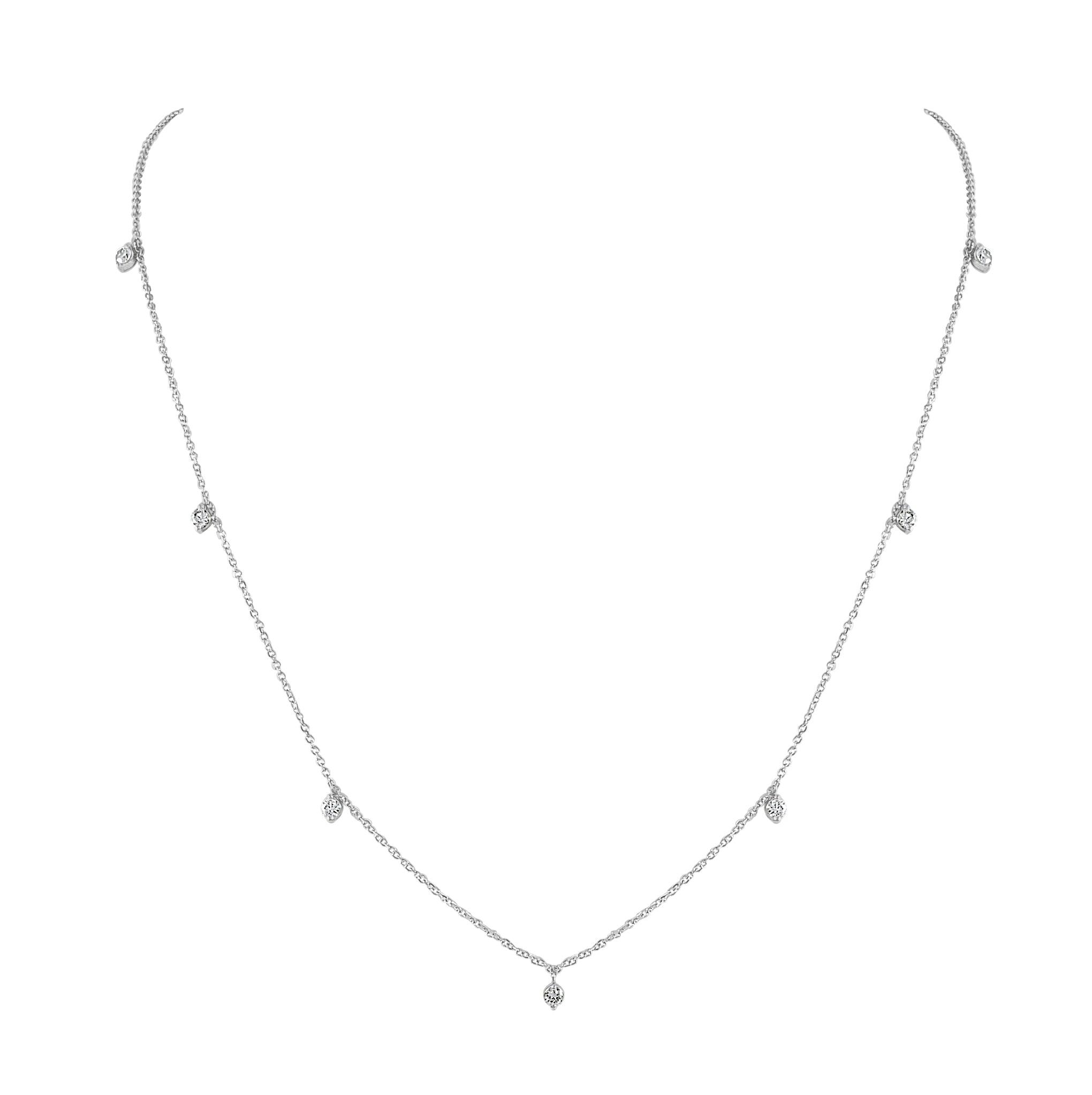 Dangle Diamond Necklace