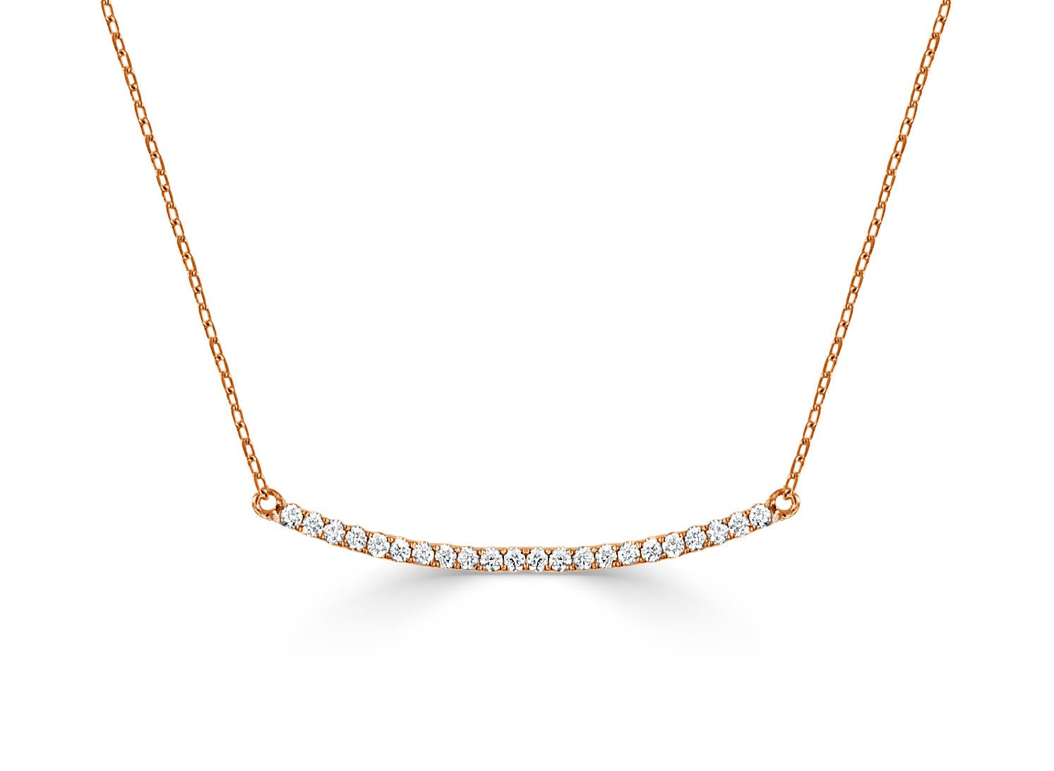 Diamond Bar Necklace