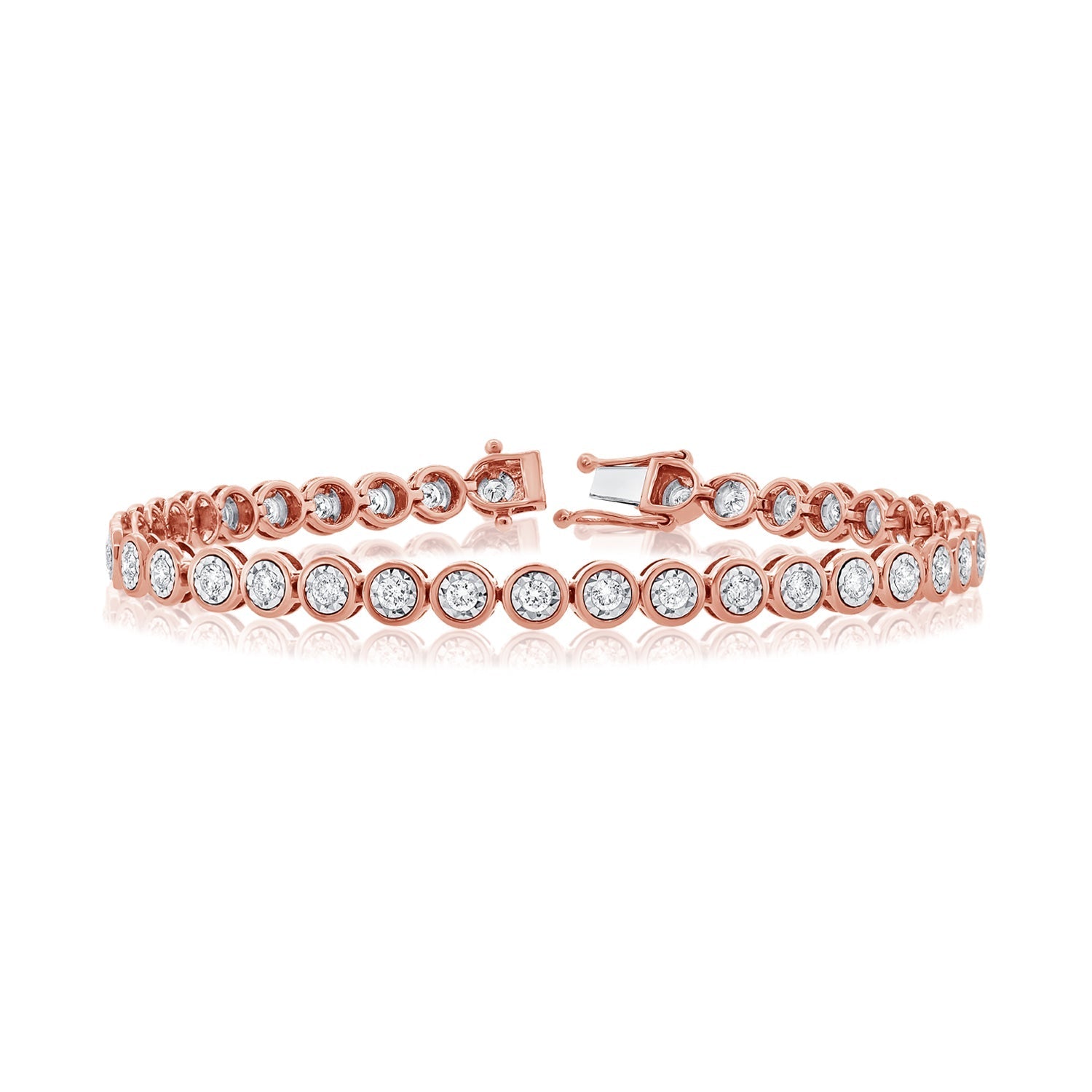 Diamond Bezel Tennis Bracelet