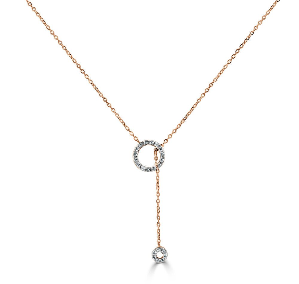Diamond Circle Necklace
