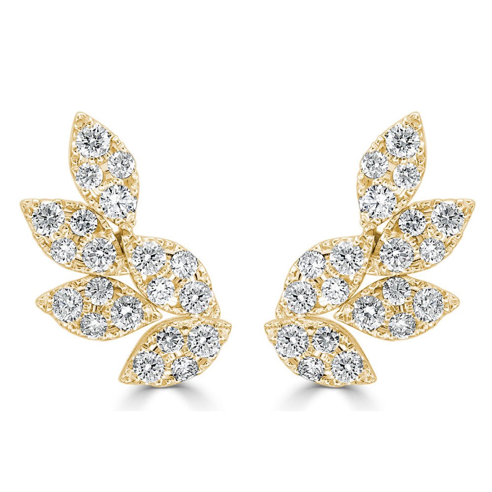 Diamond Cluster Earrings