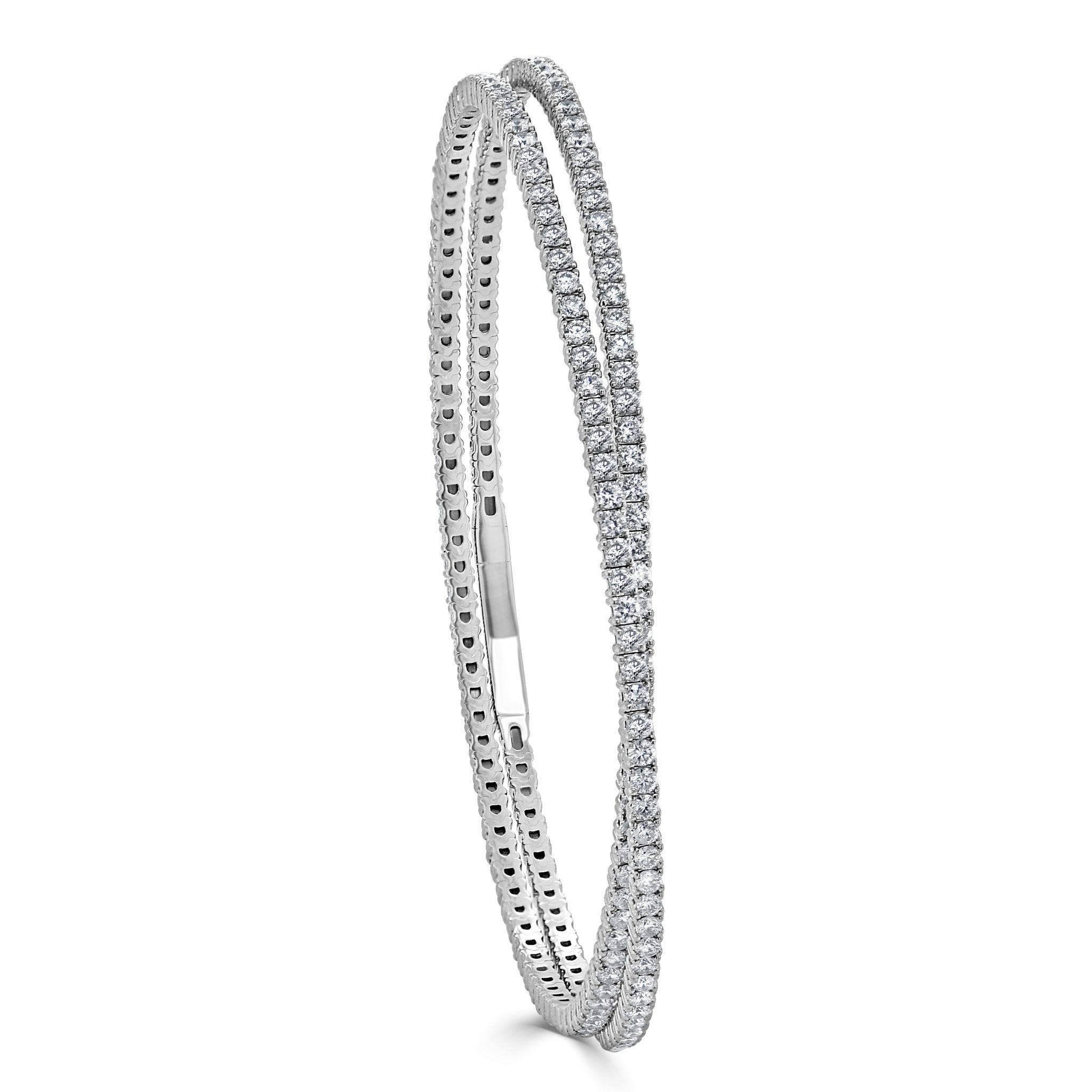 Diamond Flexible Bangle