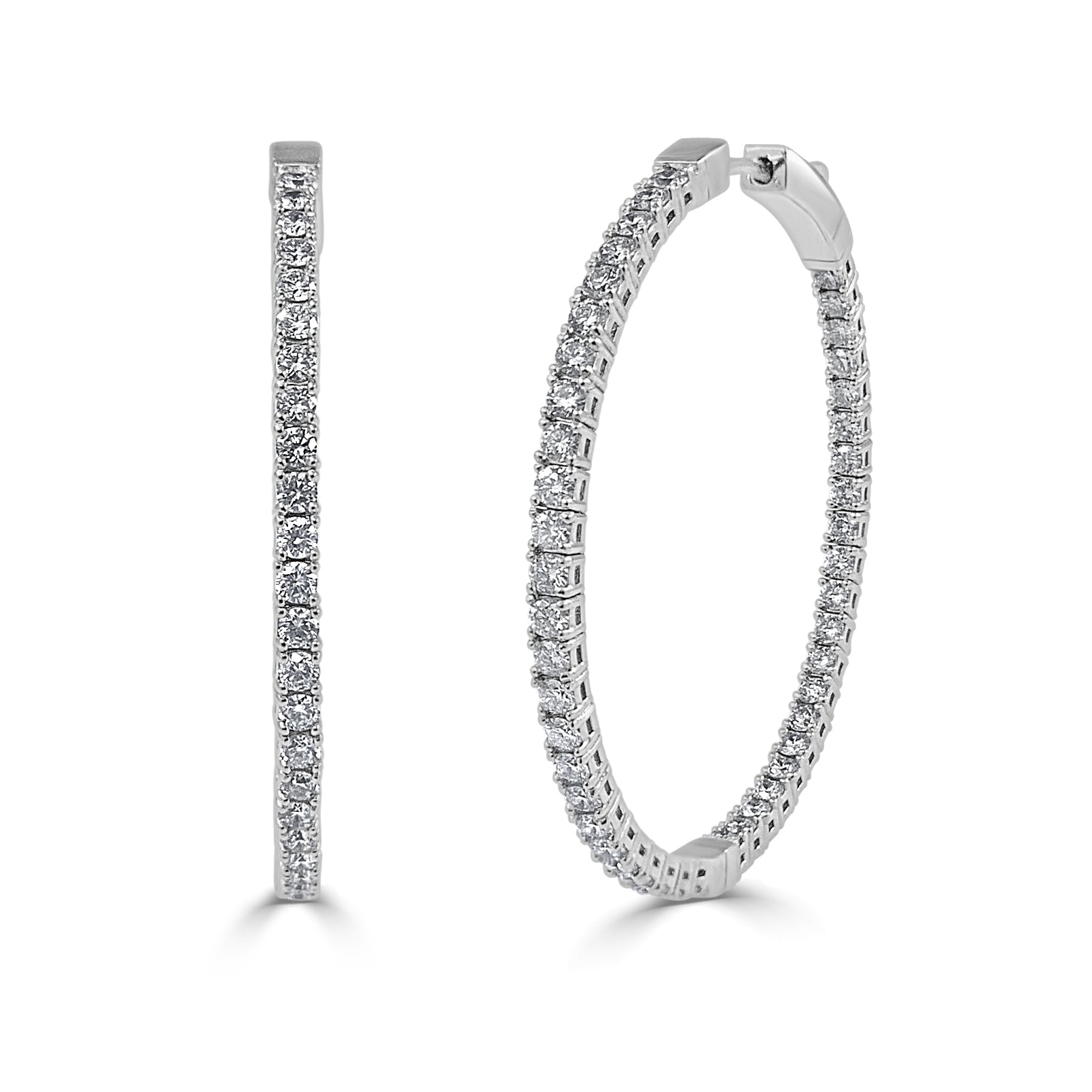 Diamond Hoops 1.5''