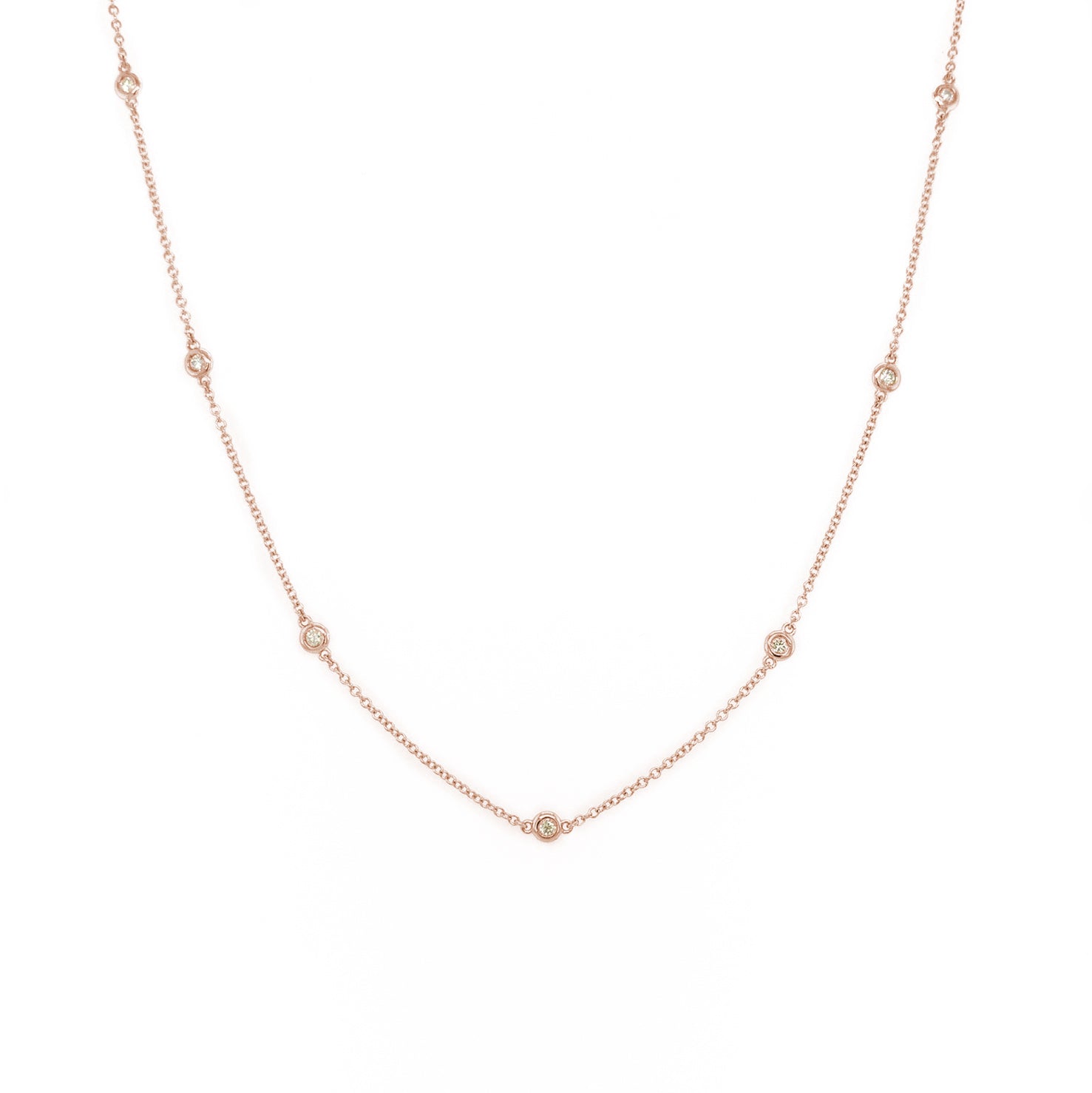 Diamond Station Necklace