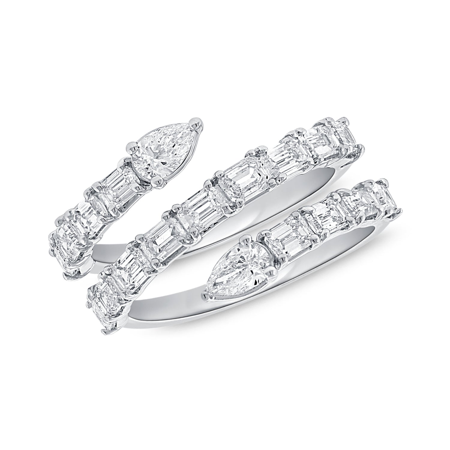 Fancy - Shape Diamond Wrap Ring