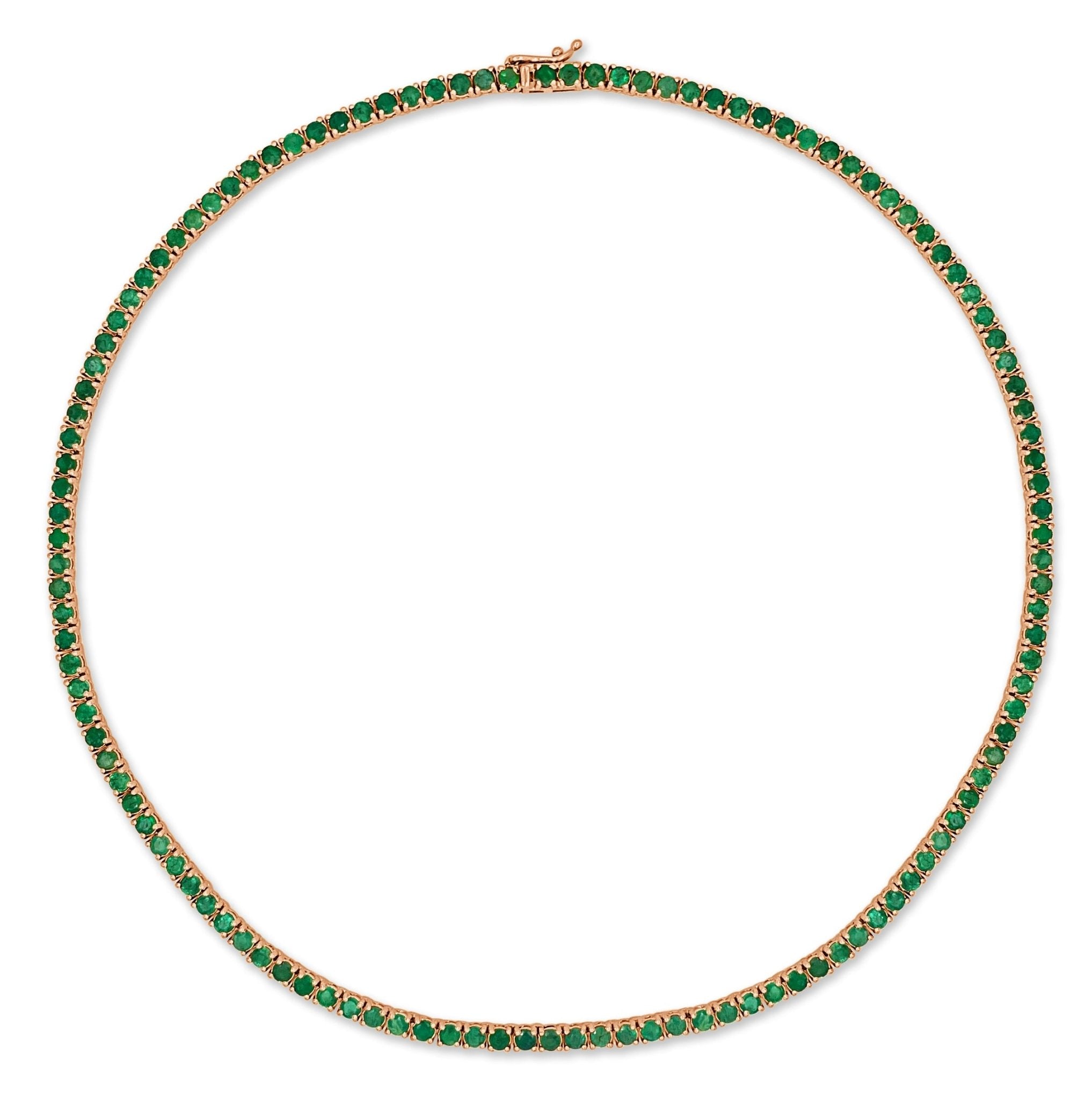 Gemstone Tennis Necklace