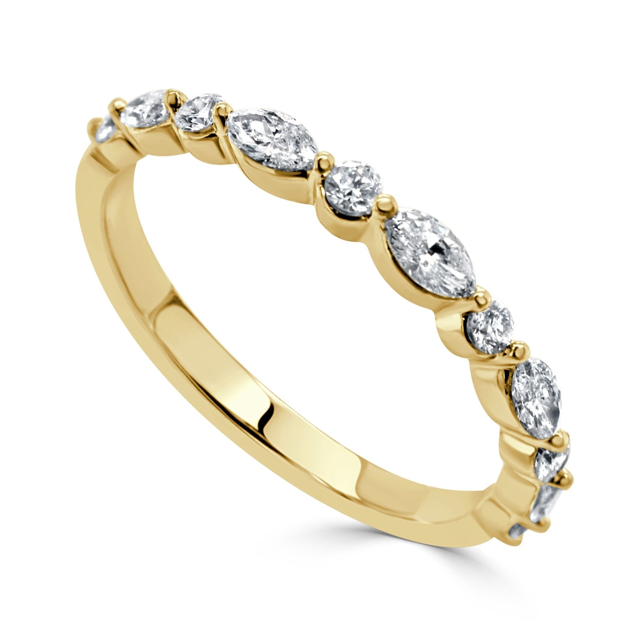 Marquise Diamond Stackable Ring