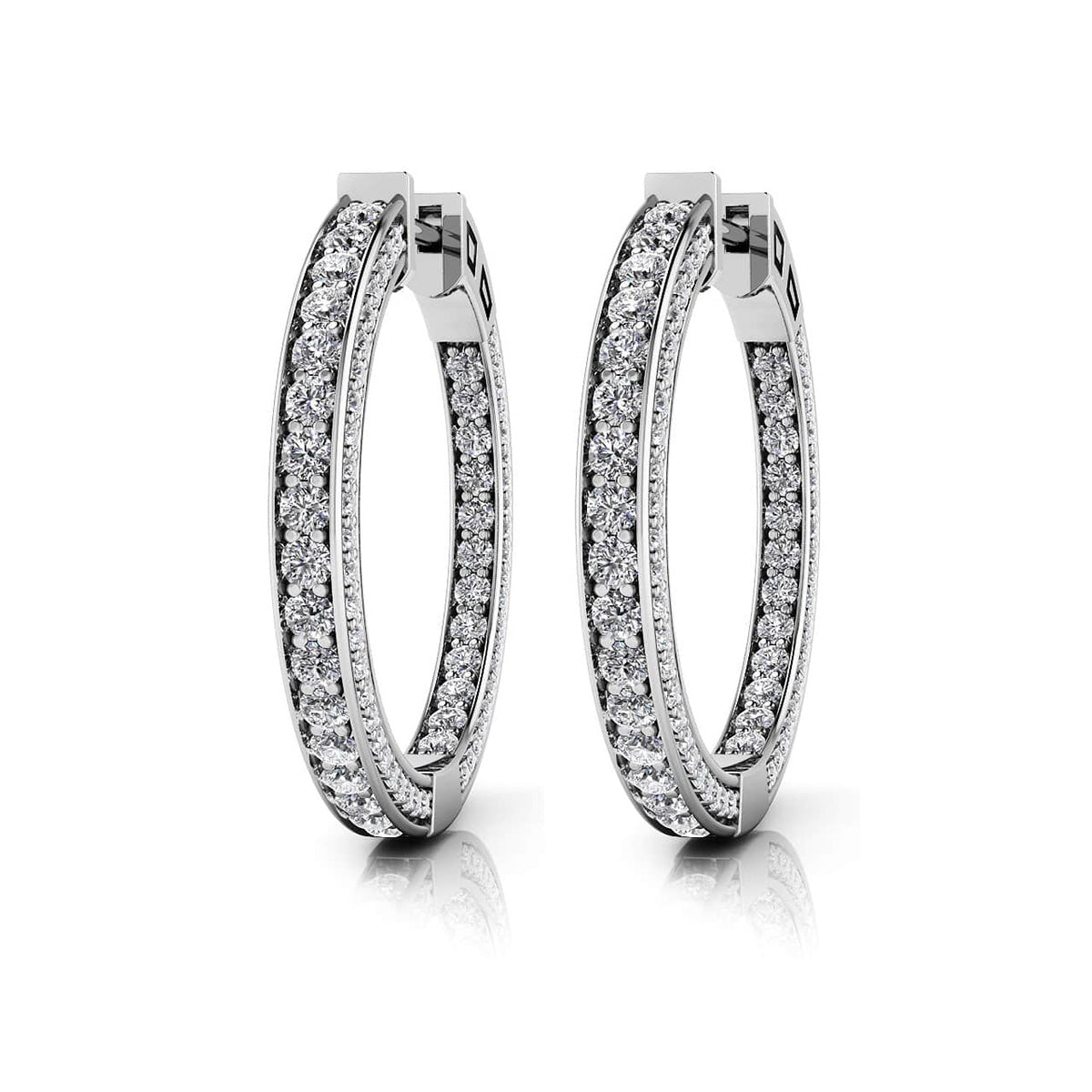 Euphoric Diamond Hoops
