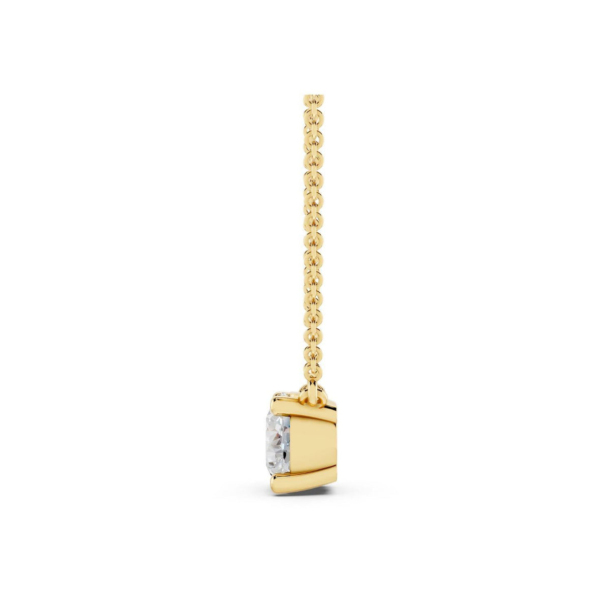 1/2 Carat Round Diamond Solitaire Necklace