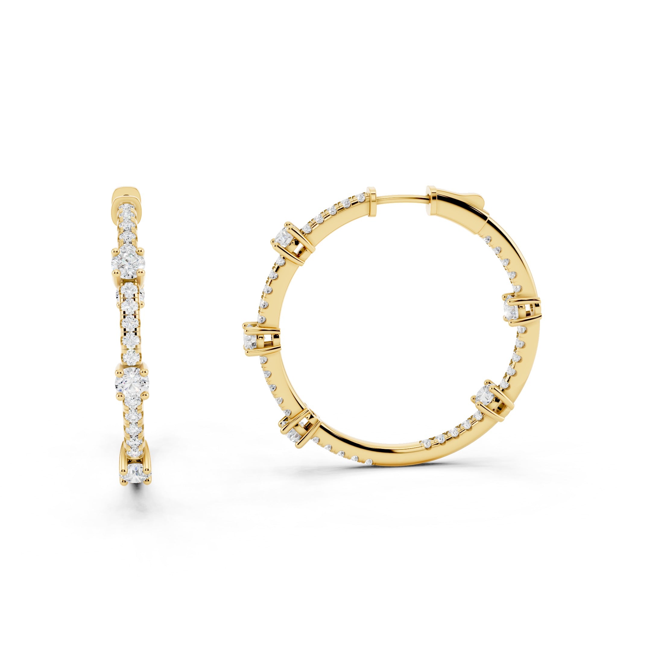 Glow Getter Hoop Earrings