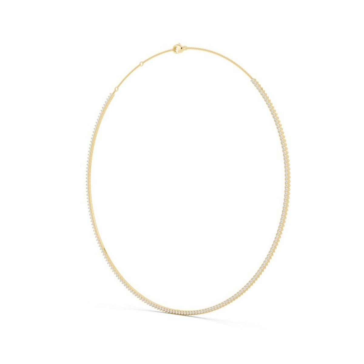 3 Carat Lab Grown Diamond Tennis Necklace