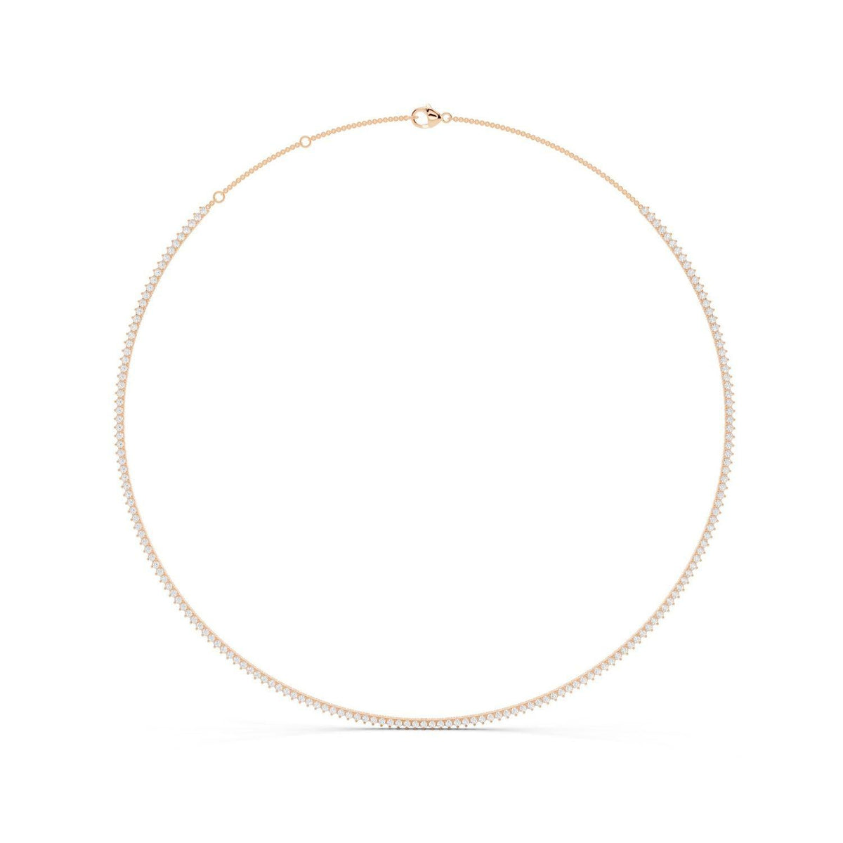 3 Carat Lab Grown Diamond Tennis Necklace