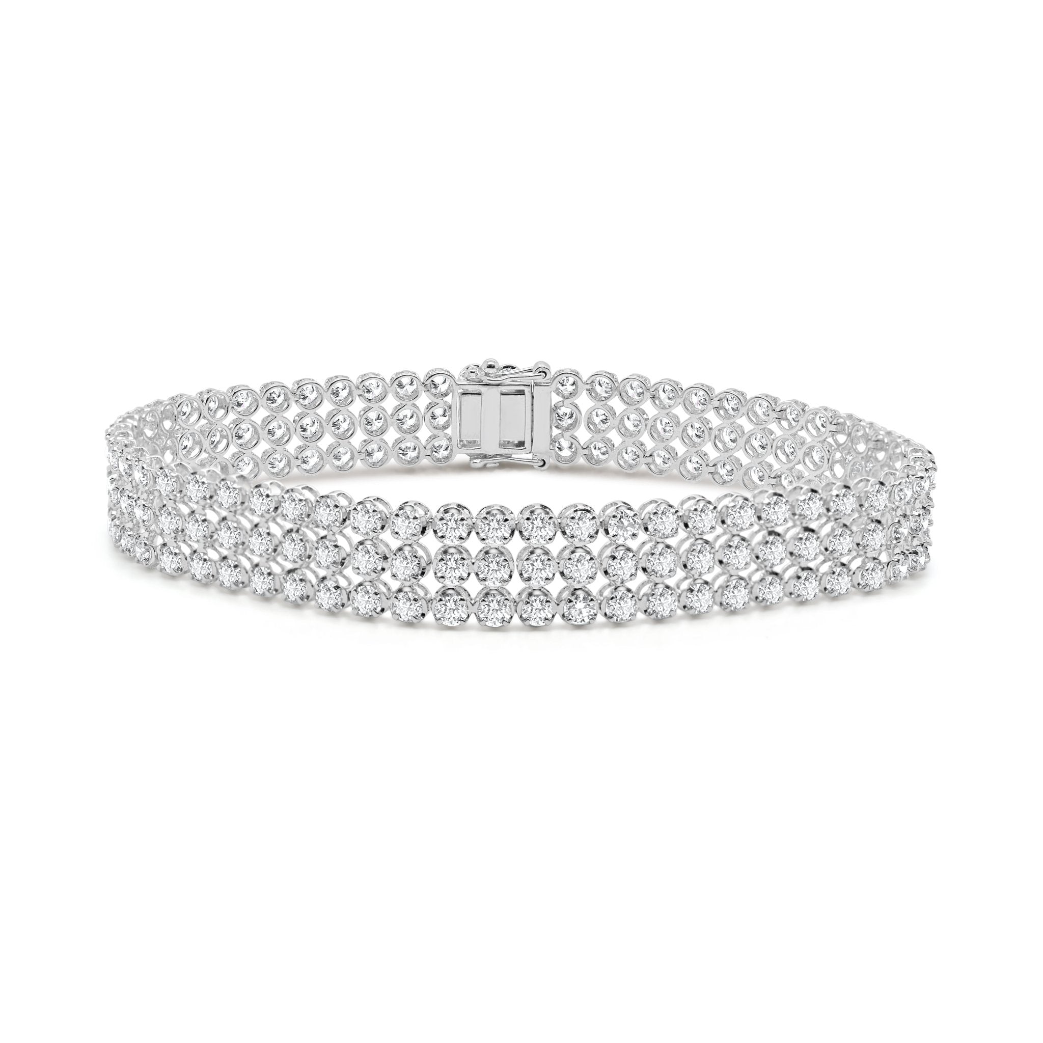 3 - Row Tennis Bracelet