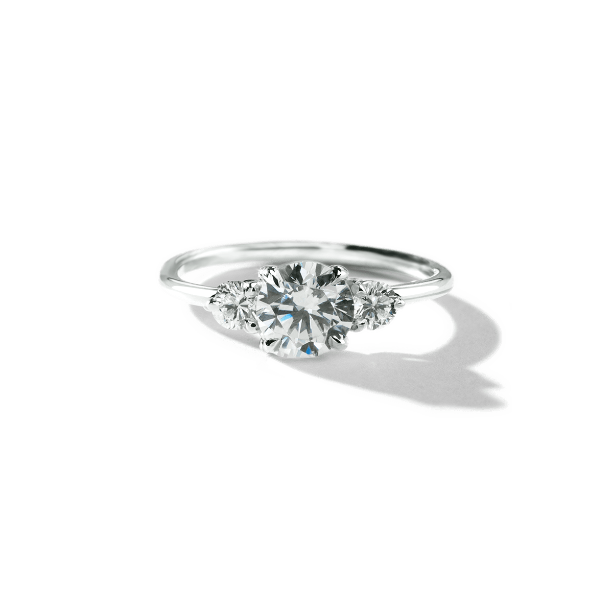 3 - Stone Diamond Engagement Ring