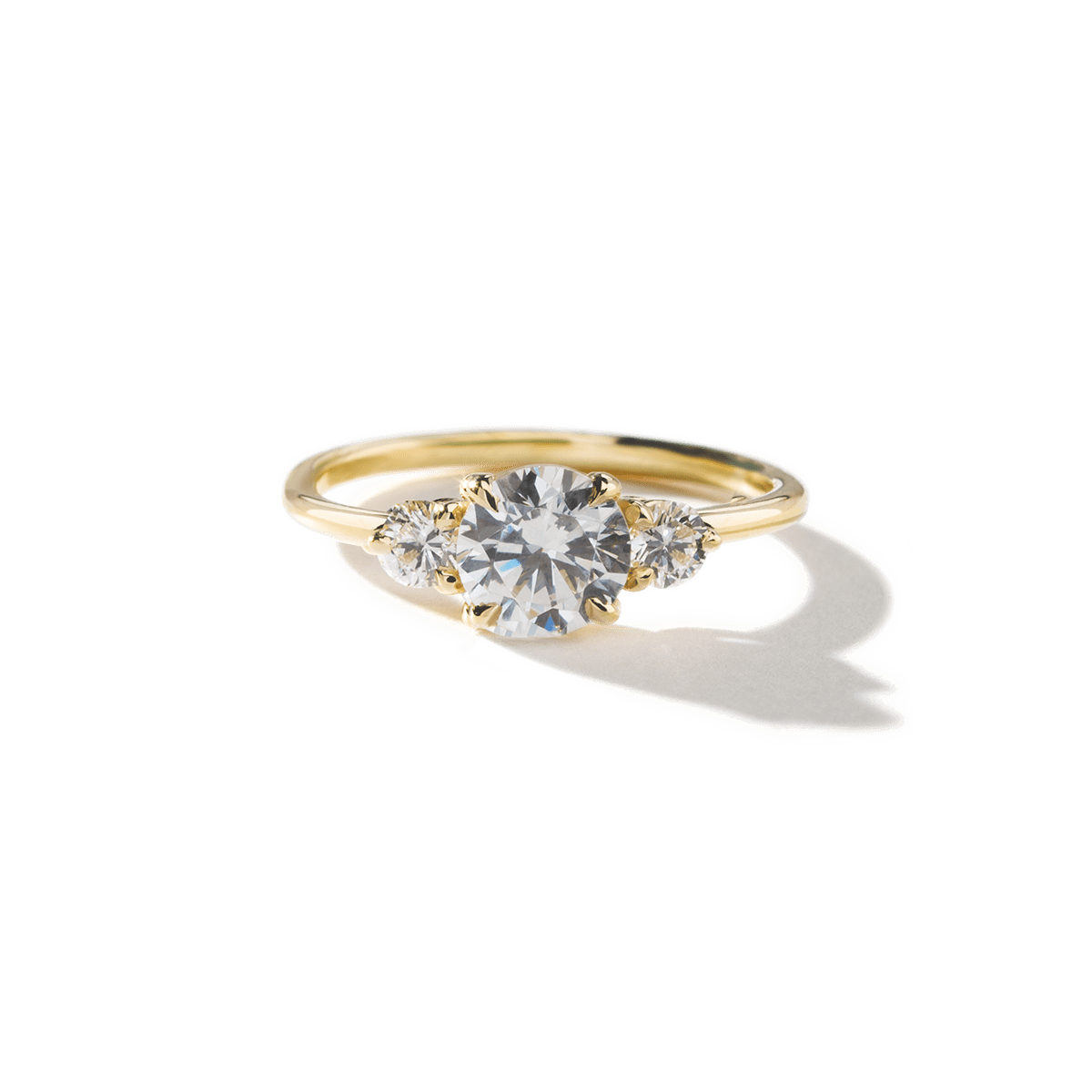 3 - Stone Diamond Engagement Ring