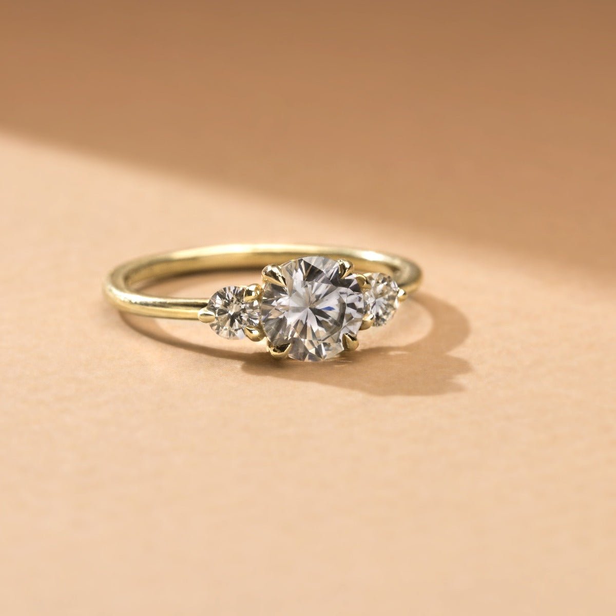 3 - Stone Diamond Engagement Ring