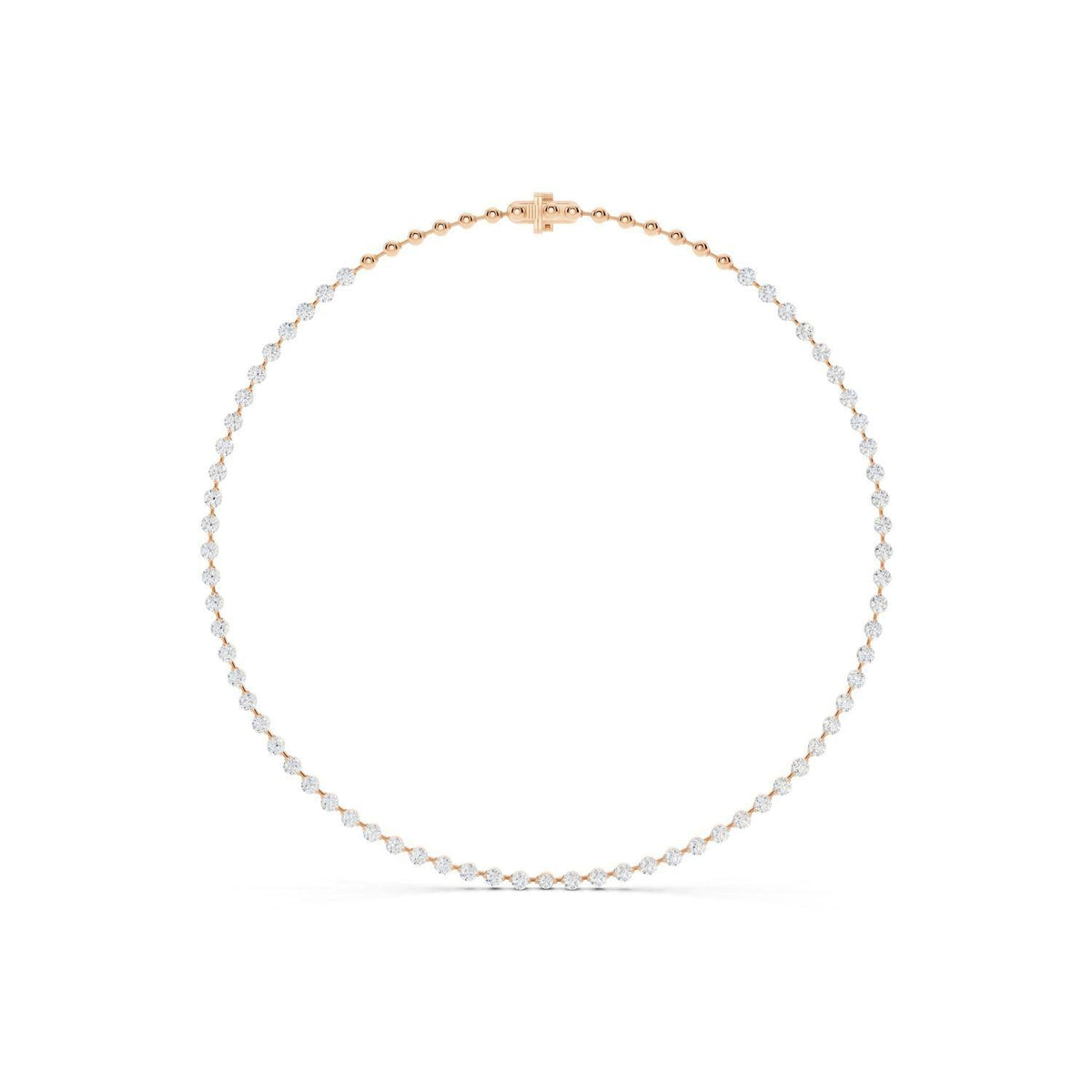 8 Carat Lab Grown Diamond Tennis Necklace