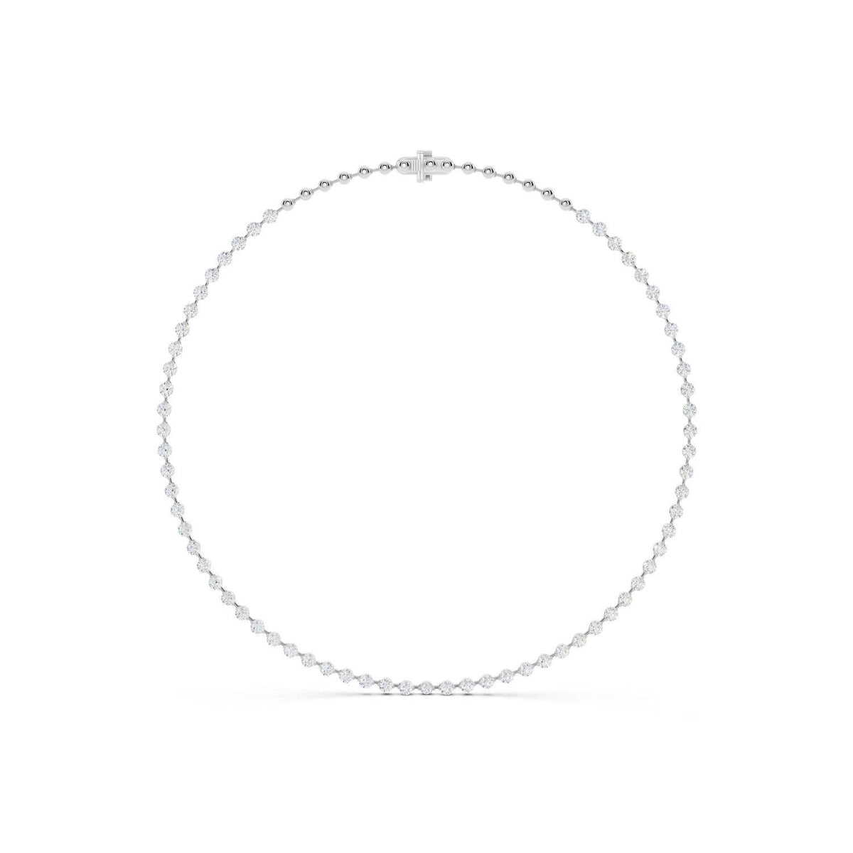 8 Carat Lab Grown Diamond Tennis Necklace
