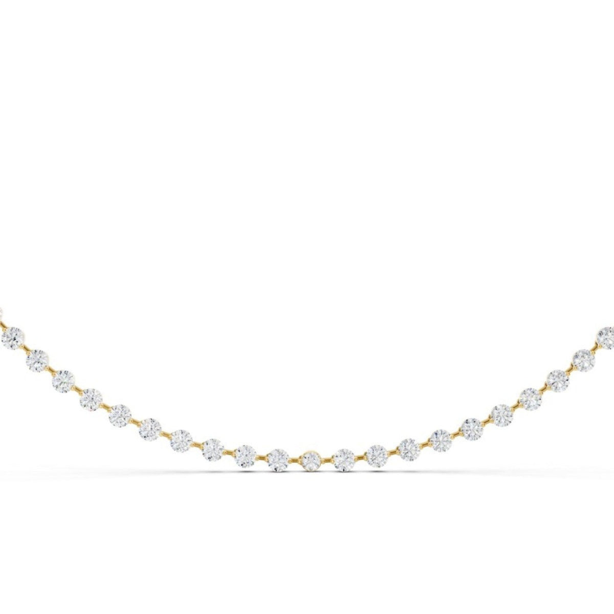 8 Carat Lab Grown Diamond Tennis Necklace