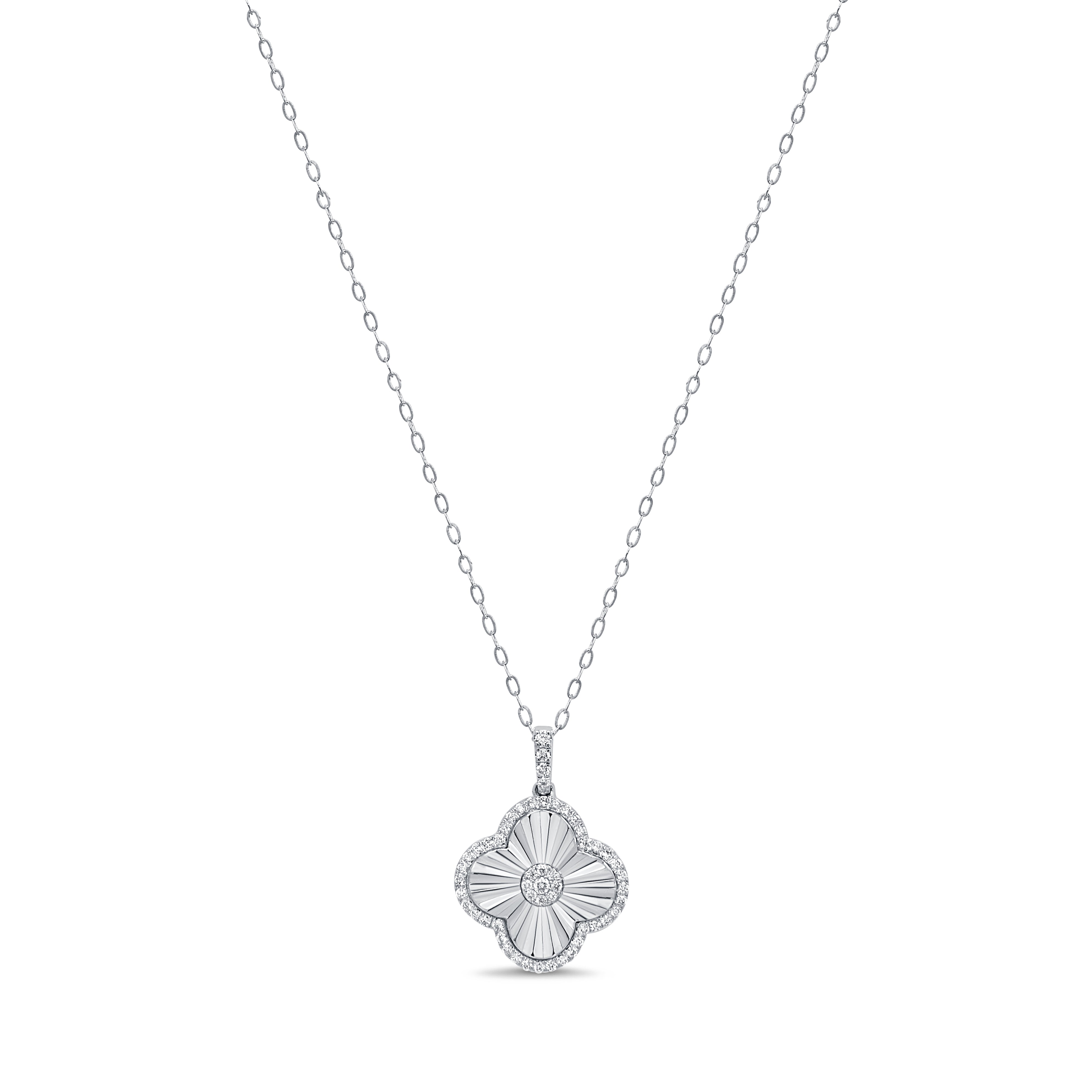 Diamond Clover Necklace