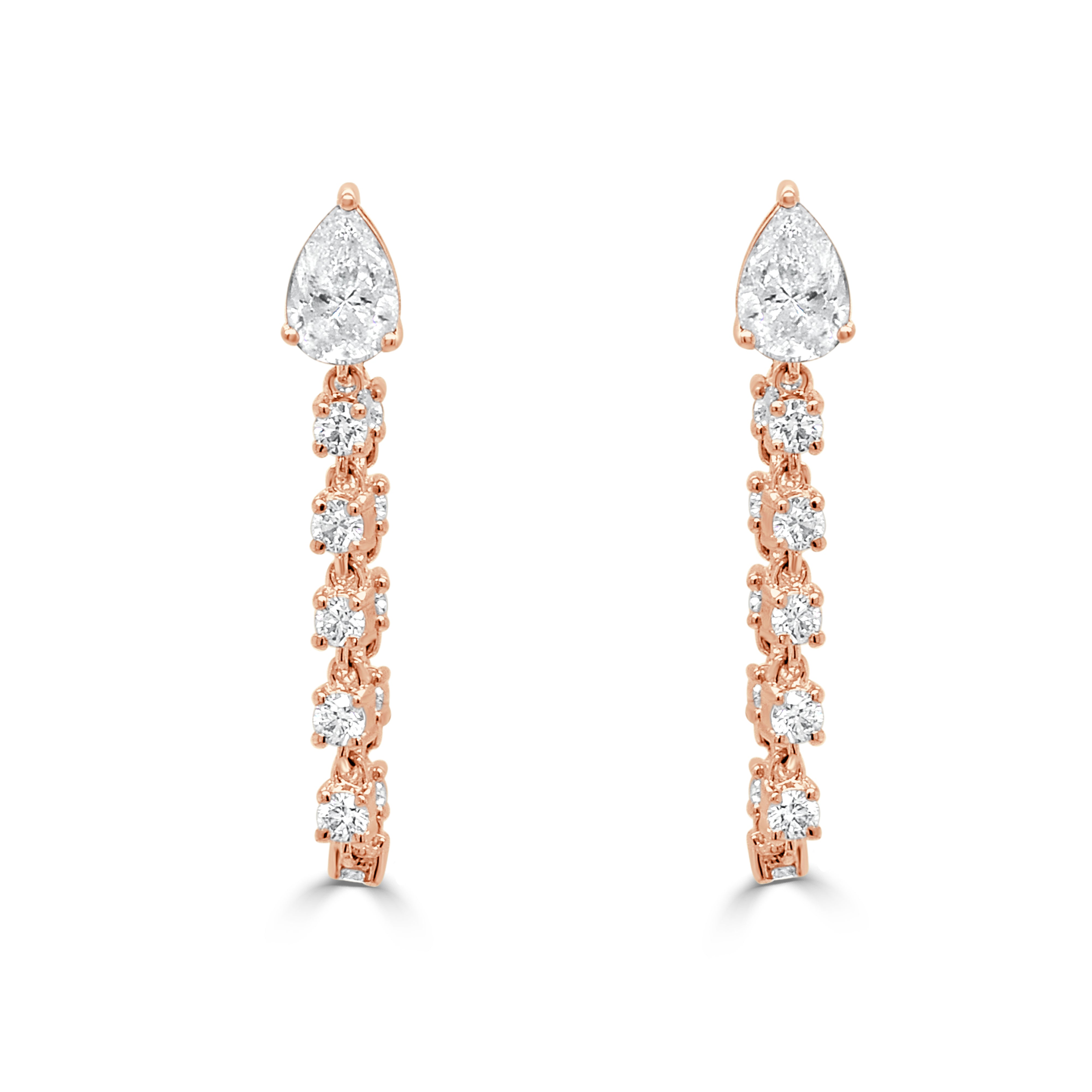 Pearluxe Drop Hoops