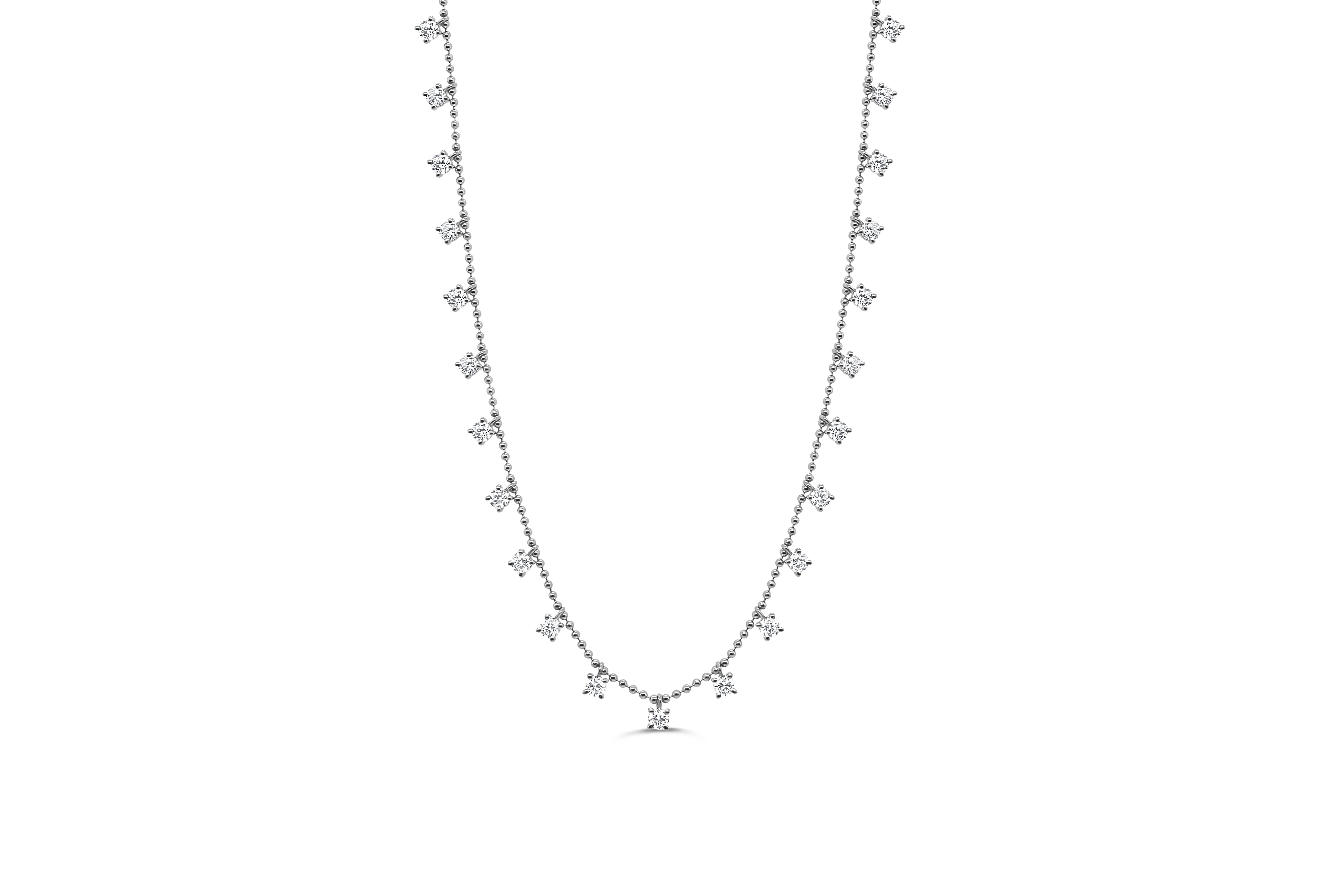 Bead Diamond Necklace
