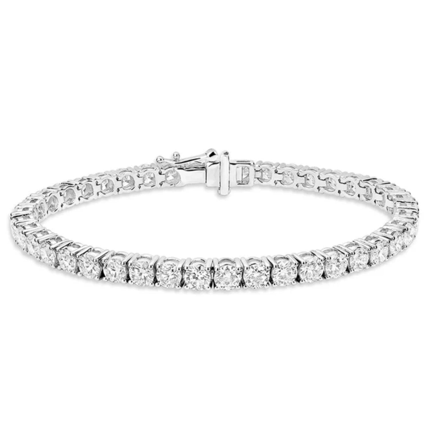 Essential Lab-Grown Diamond Tennis Bracelet in 14K Gold