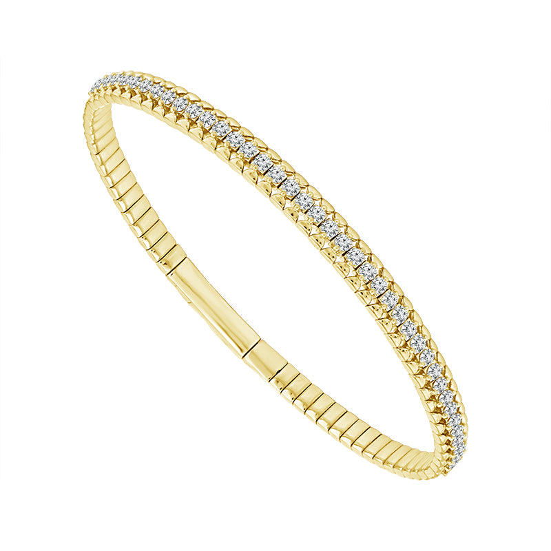 Diamond Icon Flexible Bangle
