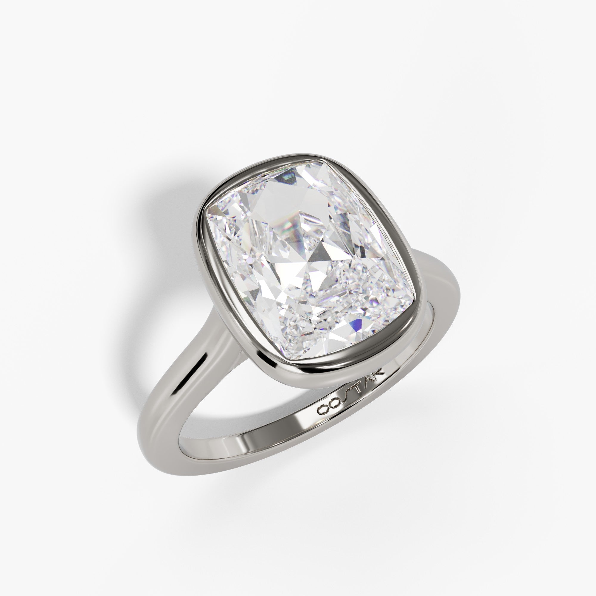 The Golden Frame Engagement Ring