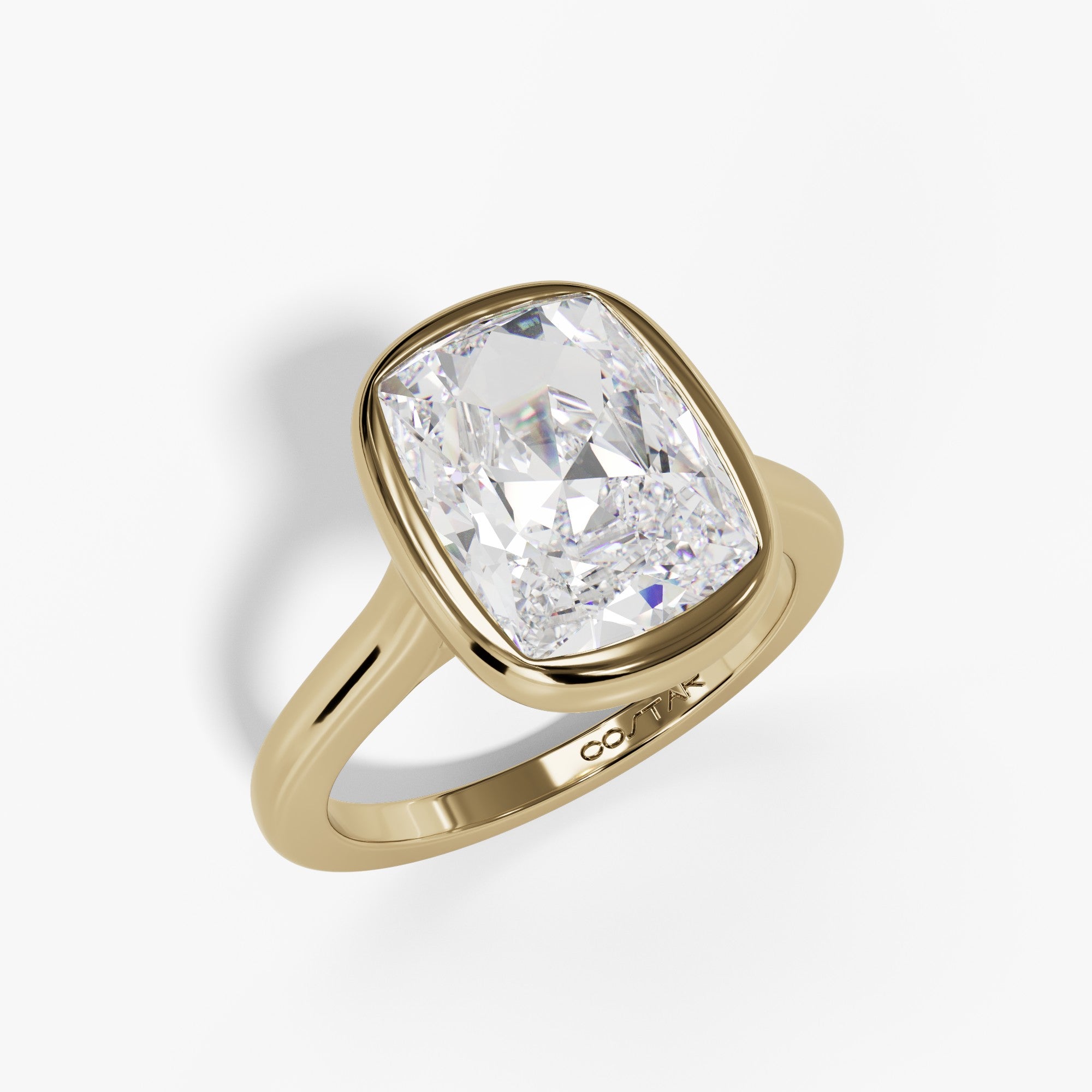 The Golden Frame Engagement Ring