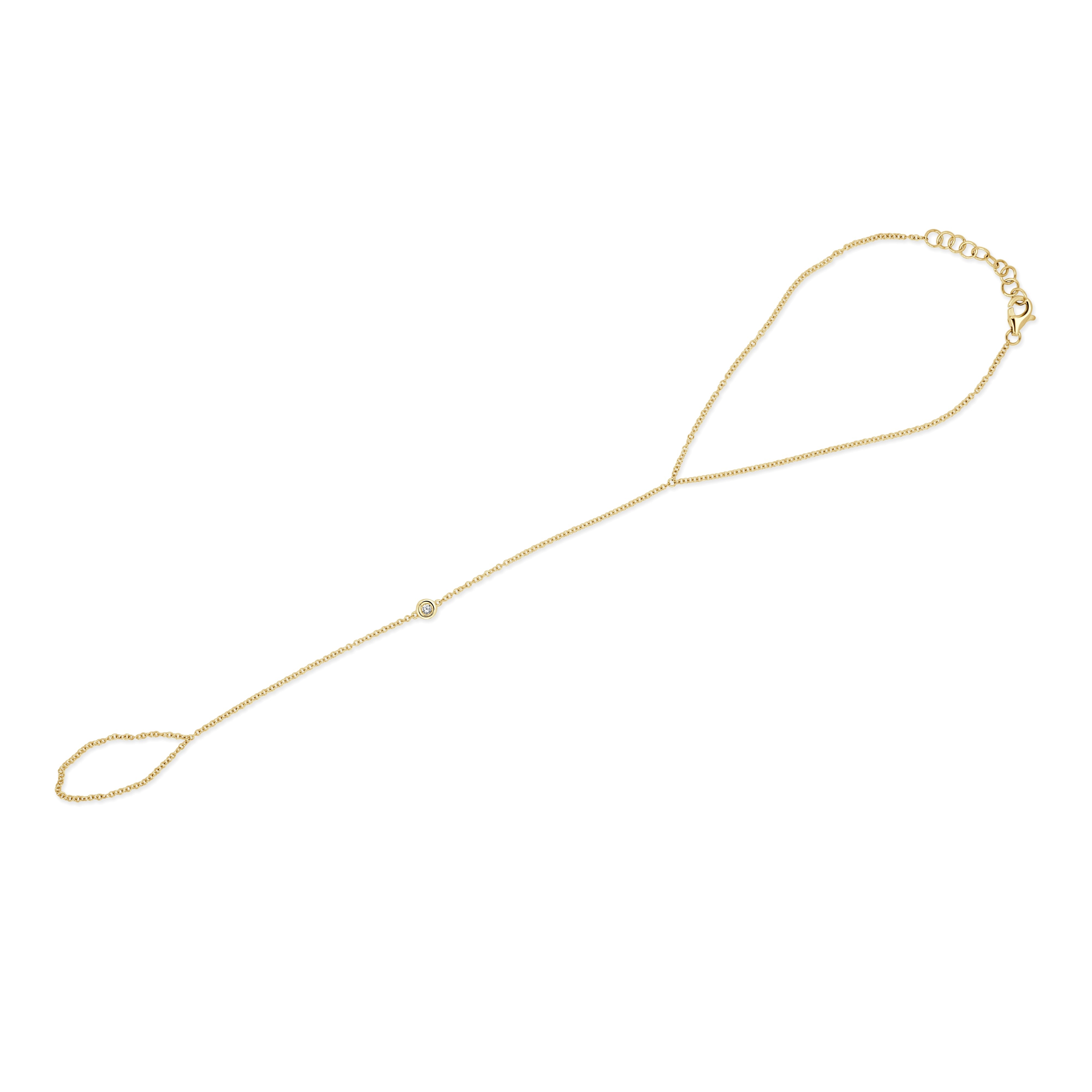 Diamond Hand Chain Bracelet