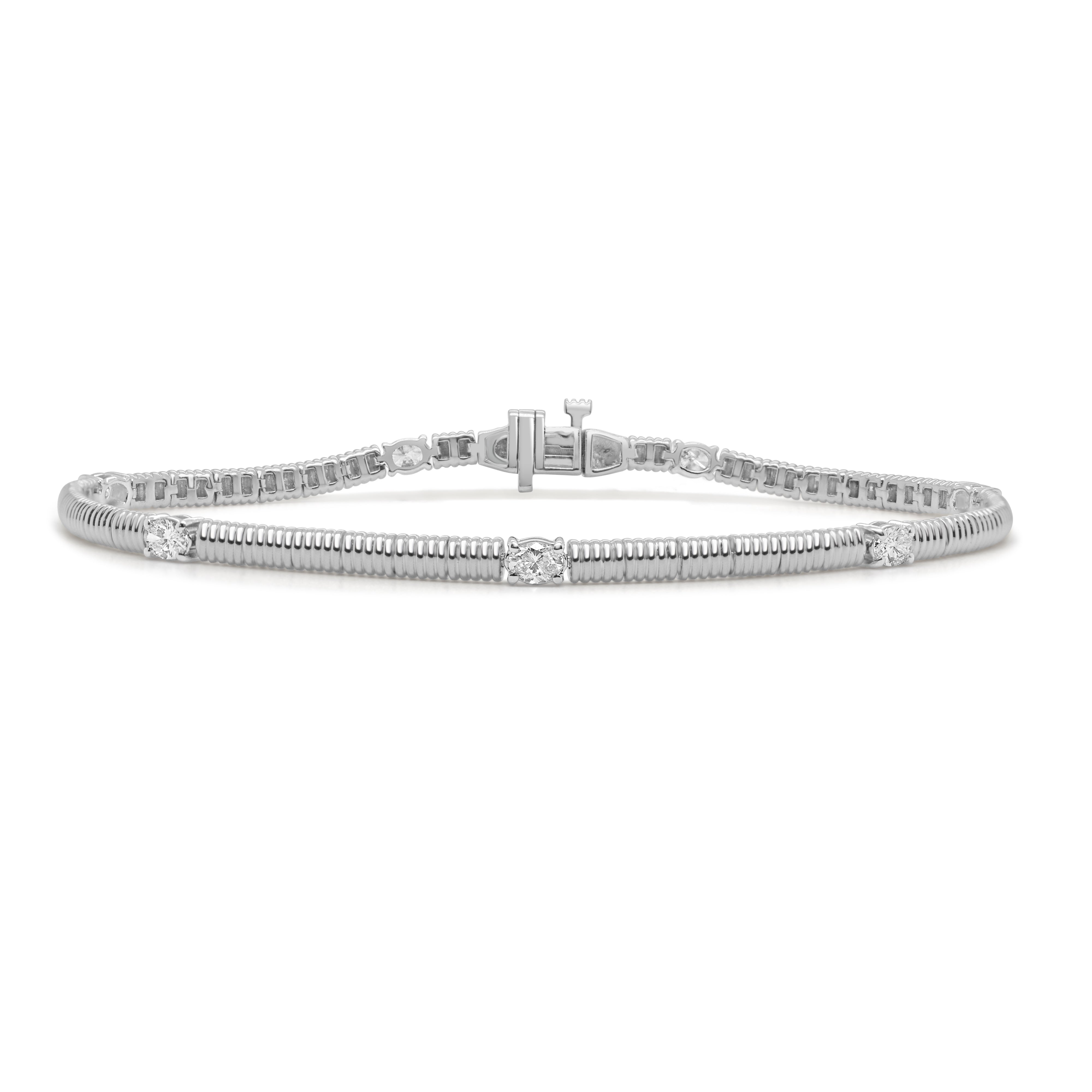 Oval Diamond Bracelet