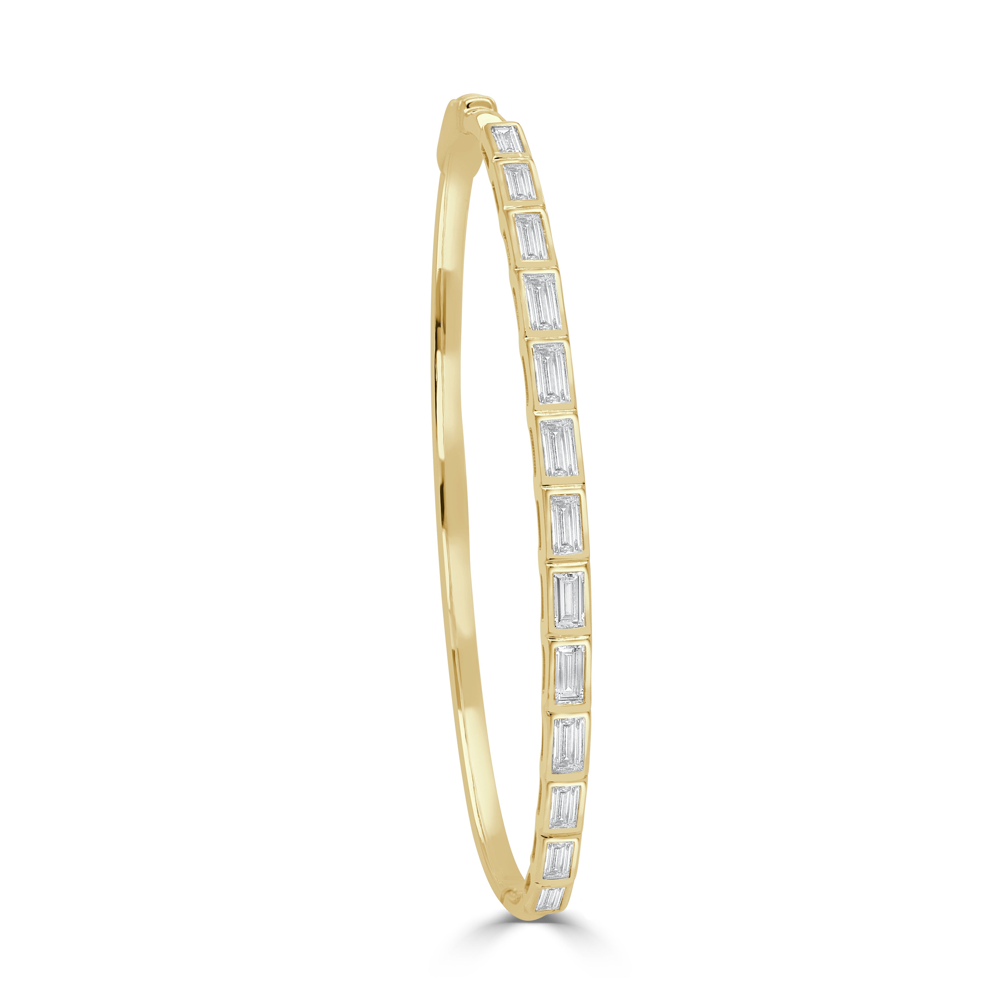 Diamond Baguette Bangle