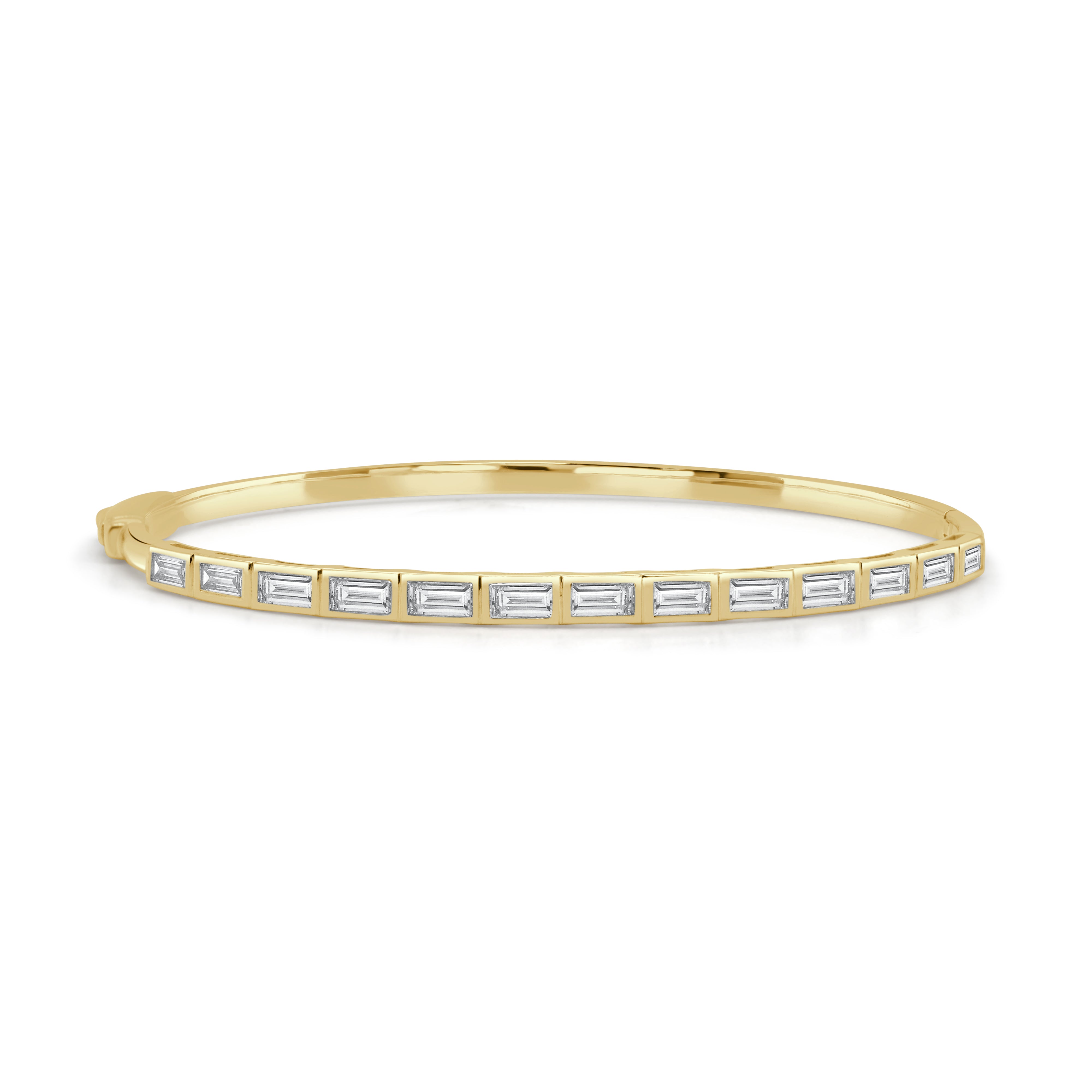 Diamond Baguette Bangle