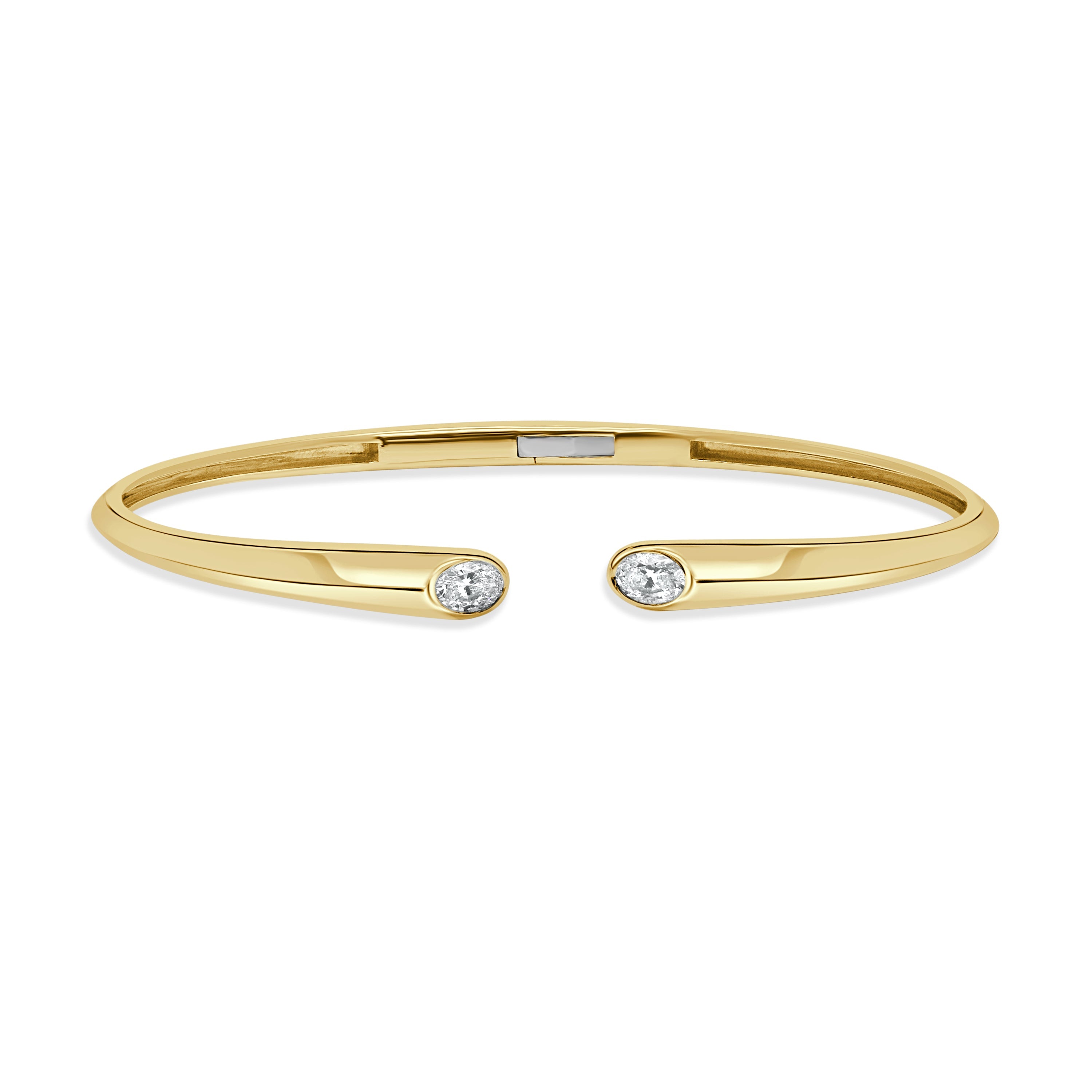 Oval Diamond Bangle
