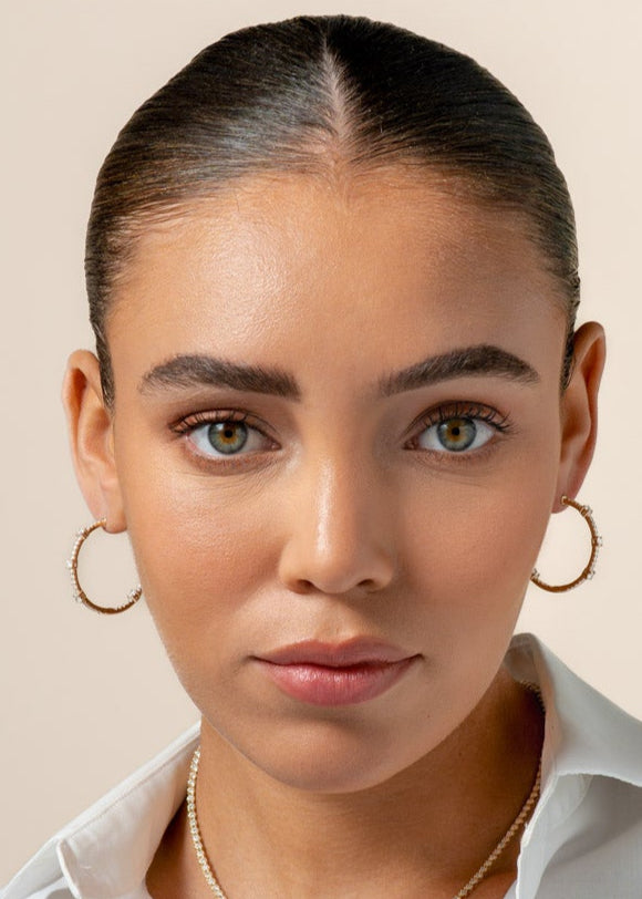 Glow Getter Hoop Earrings