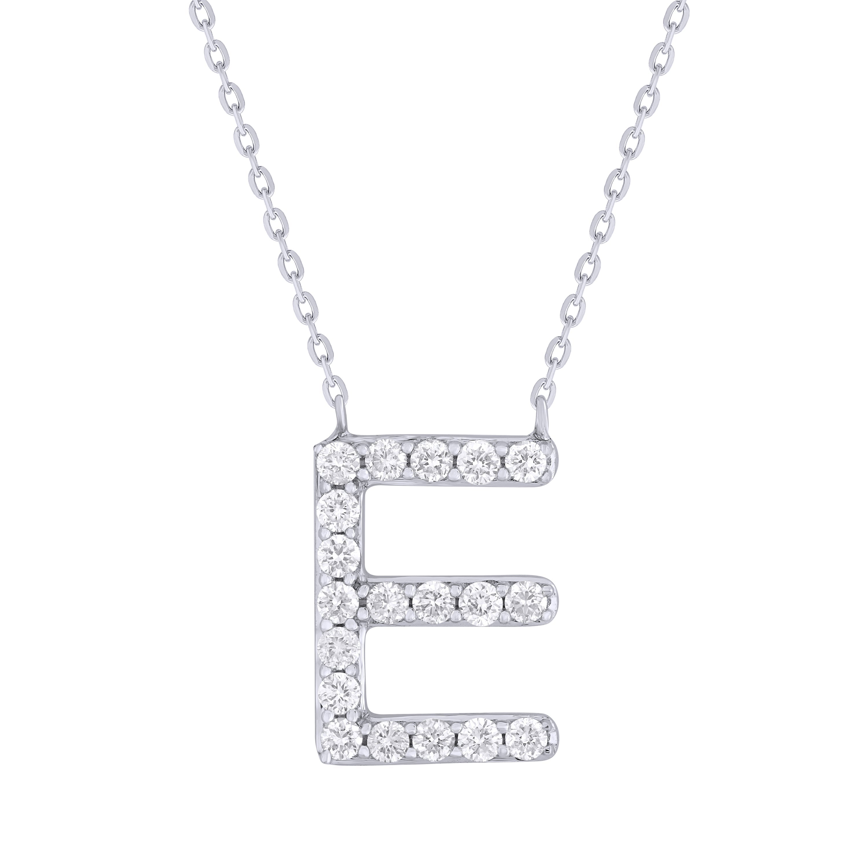 Diamond Initial Necklace