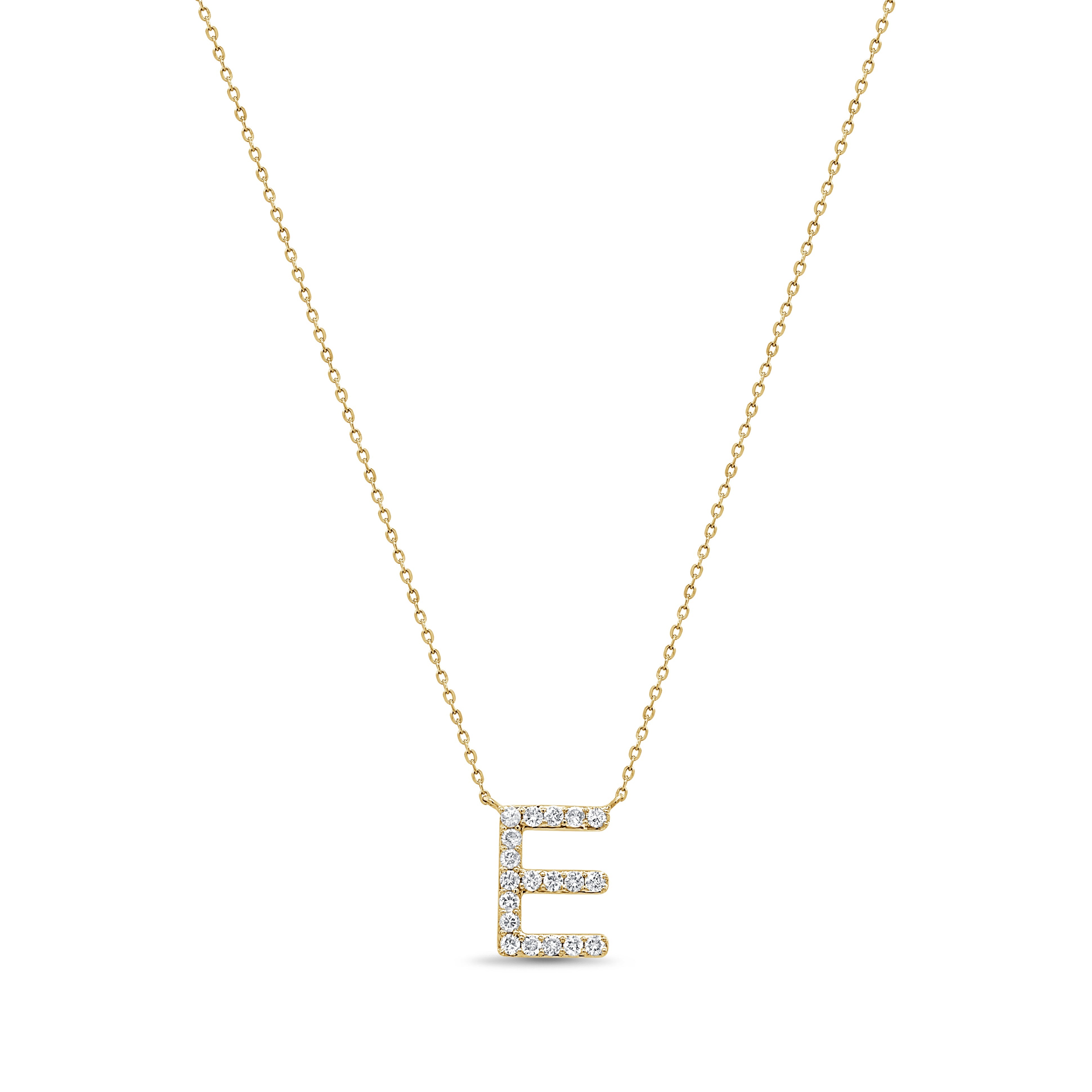 Diamond Initial Necklace