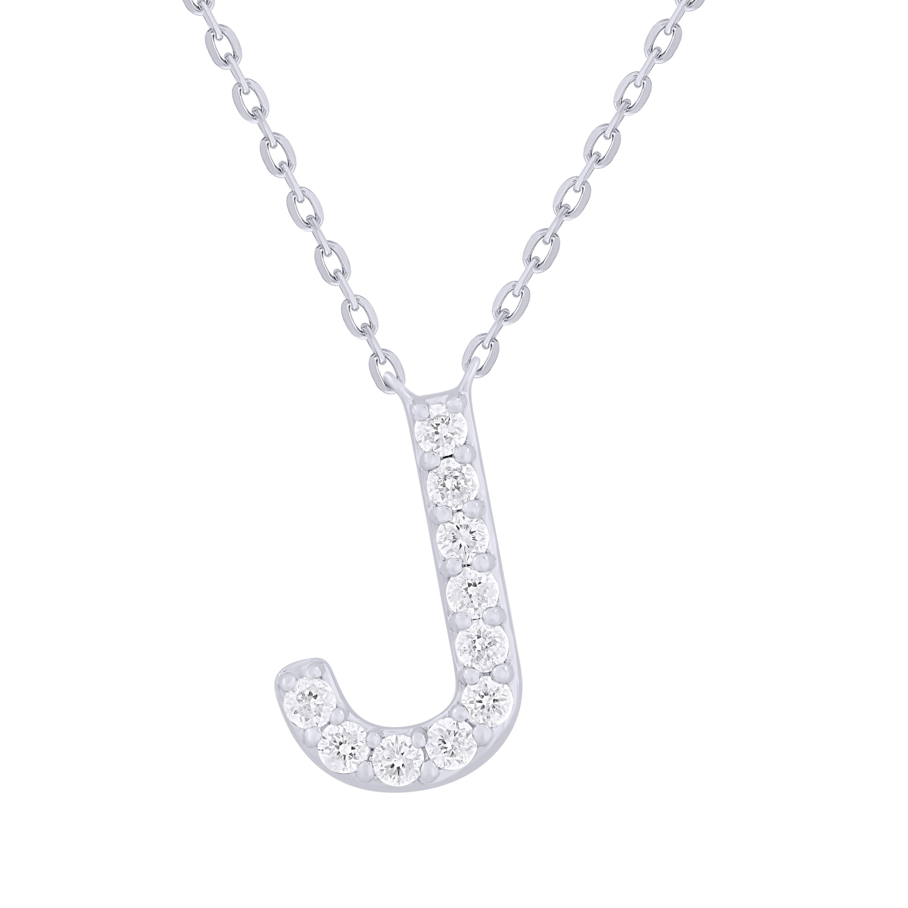 Diamond Initial Necklace