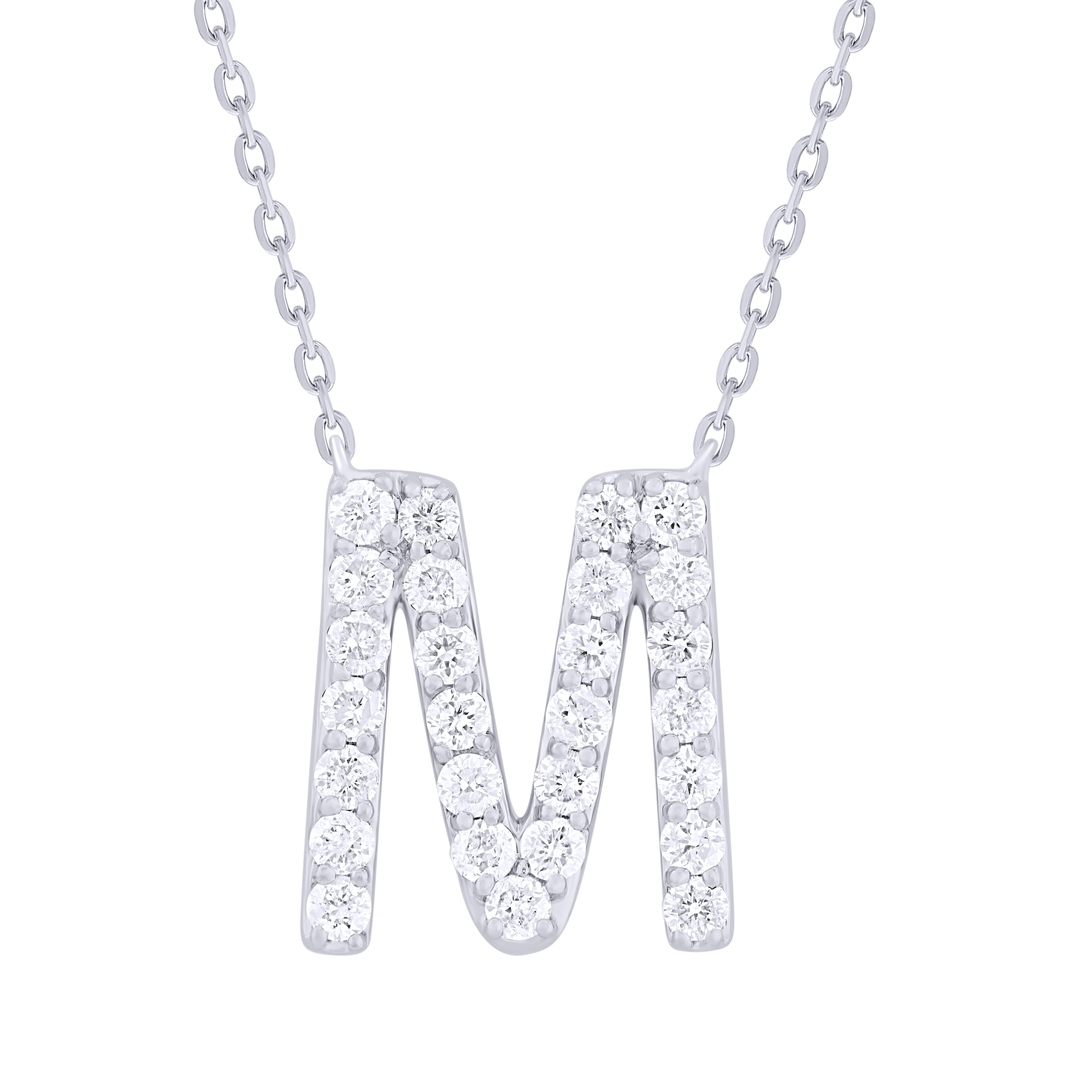 Diamond Initial Necklace