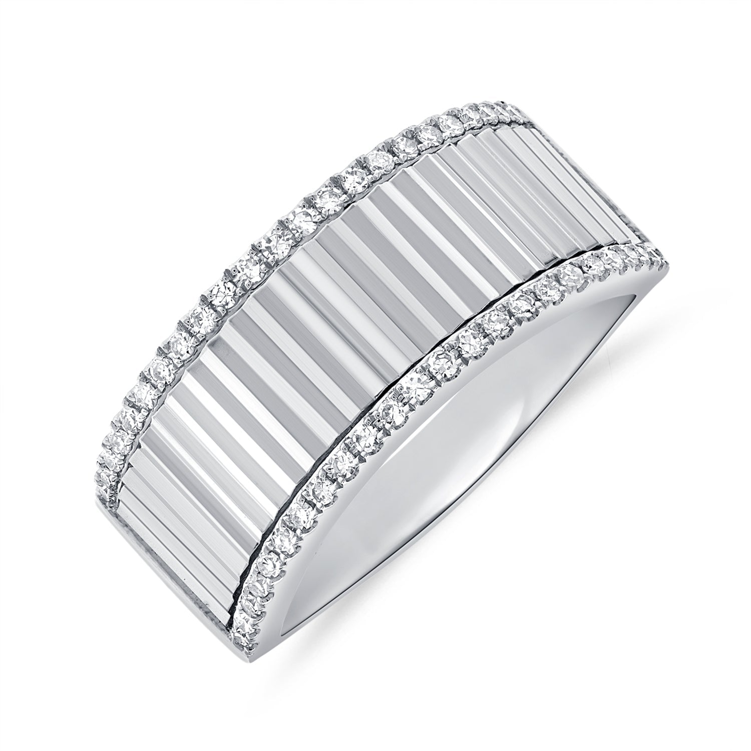 Diamond Fluted Band